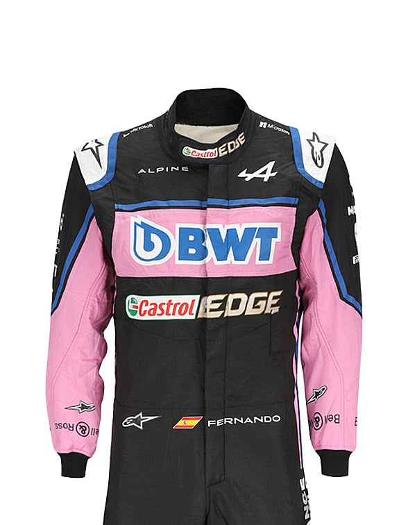 Fernando Alonso 2022 Italian GP F1 Racing Suit Team Alpine