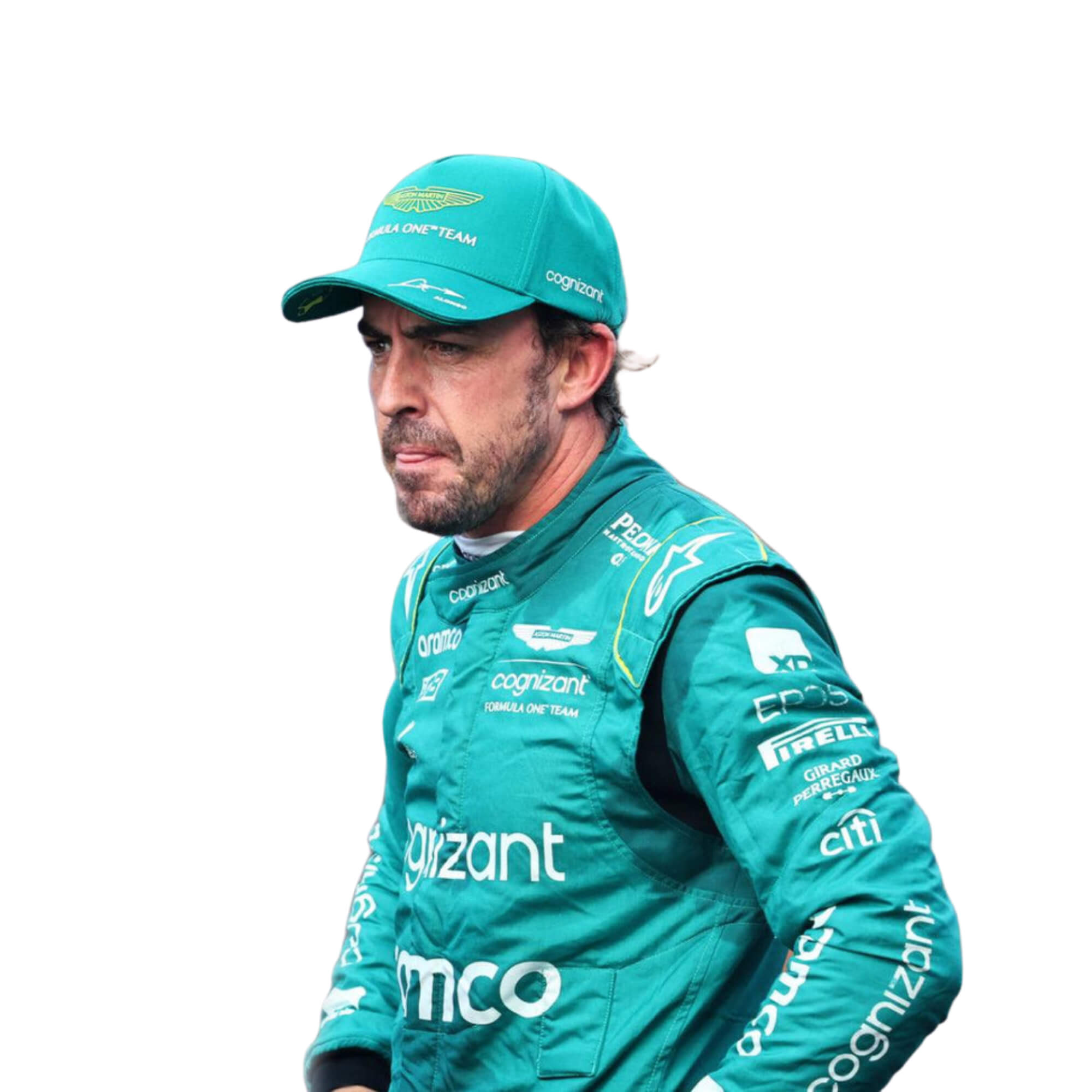 Fernando Alonso 2023 Miami GP F1 Racing Suit Team Aston Martin