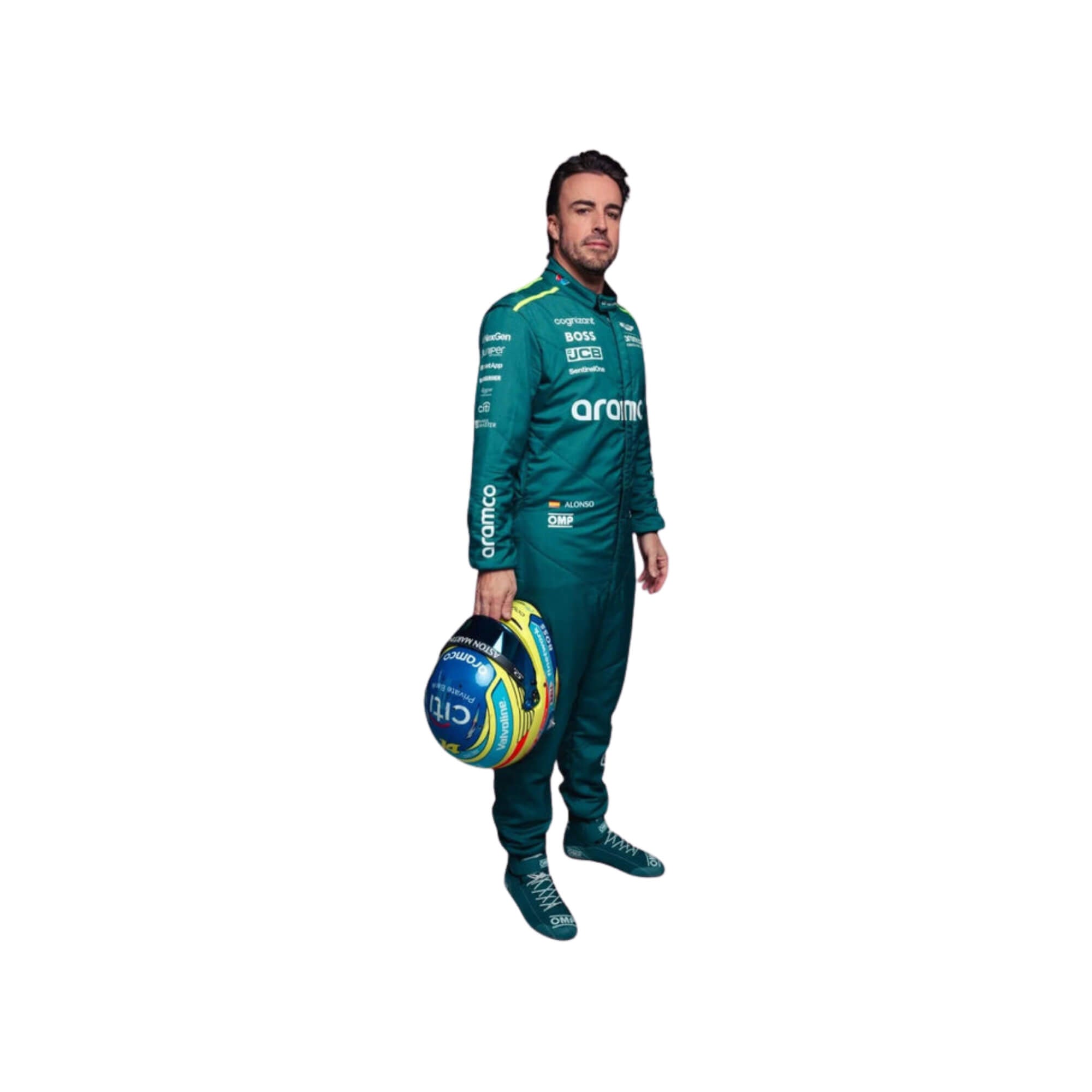 Fernando Alonso 2024 F1 Racing Suit Team Aston Martin