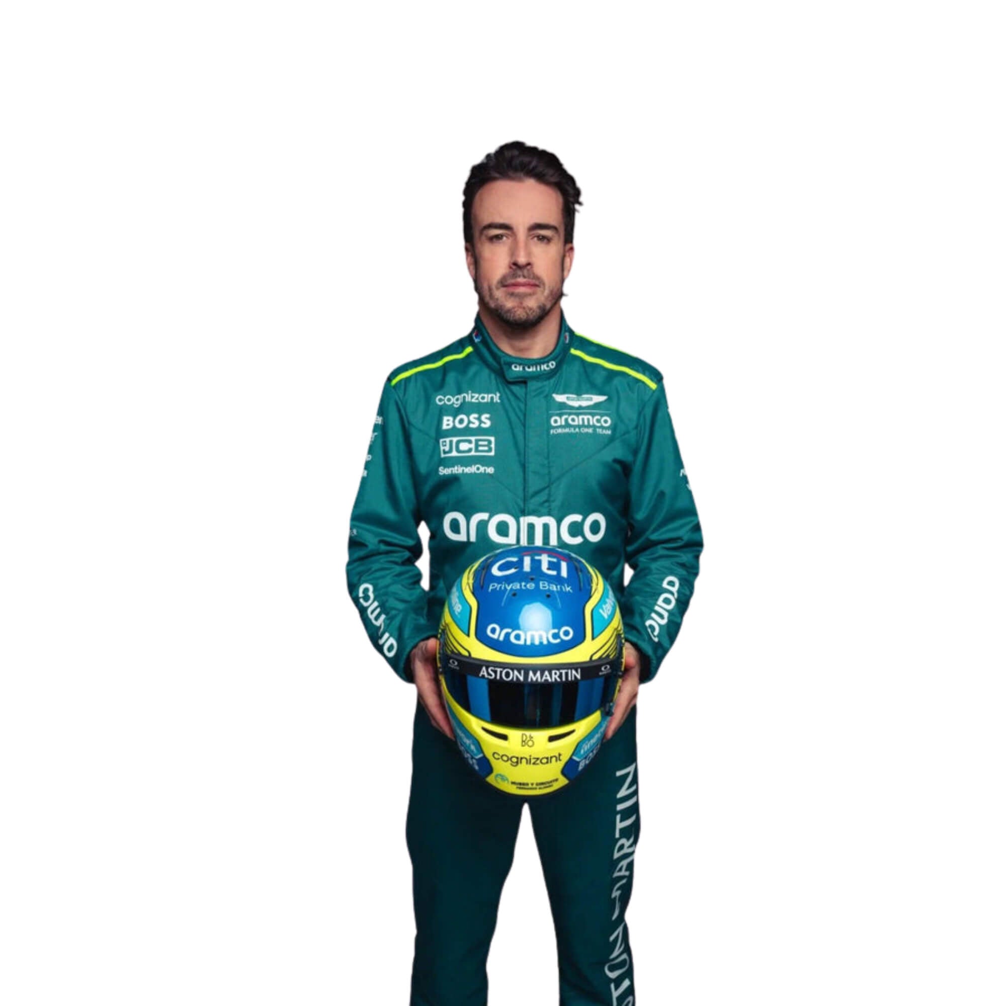 Fernando Alonso 2024 F1 Racing Suit Team Aston Martin