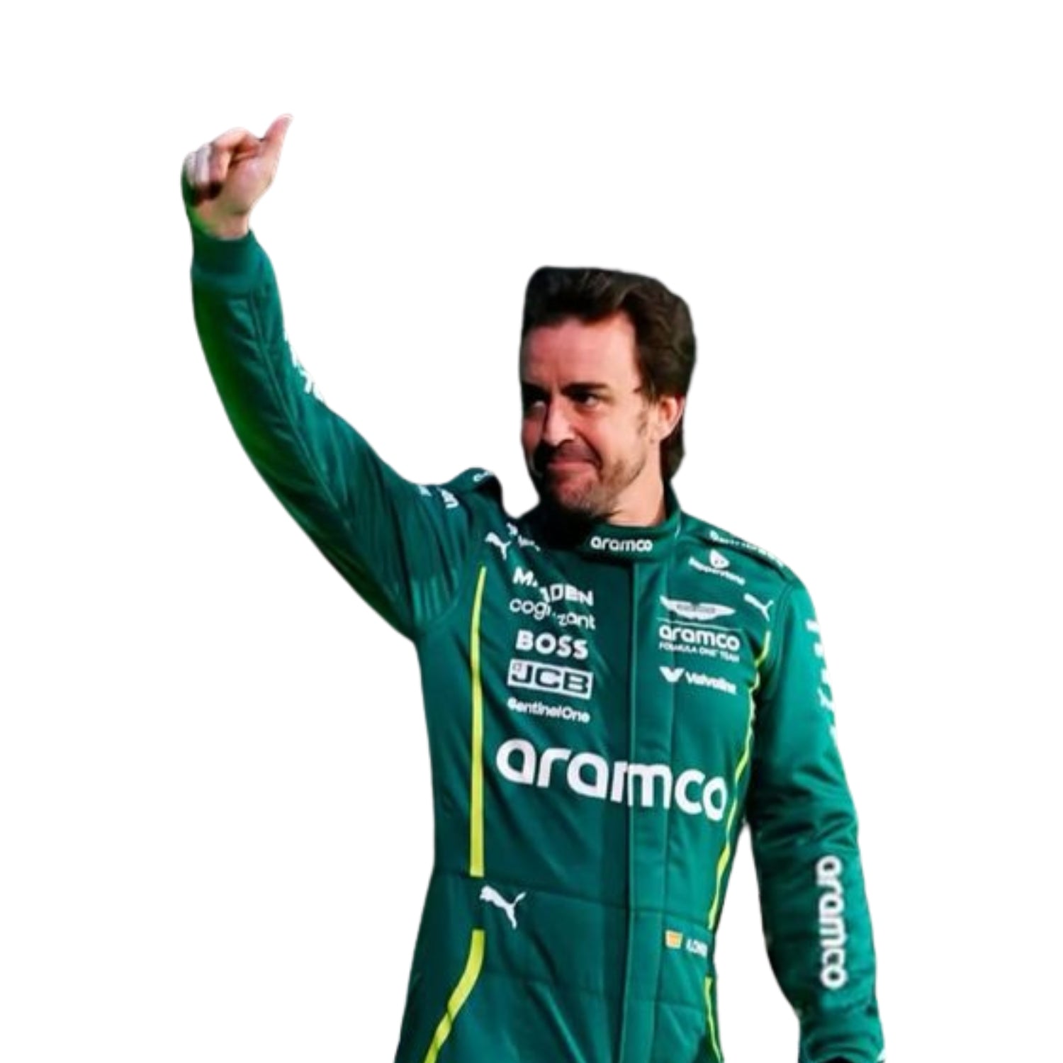 Fernando Alonso 2025 F1 Racing Suit Team Aston Martin