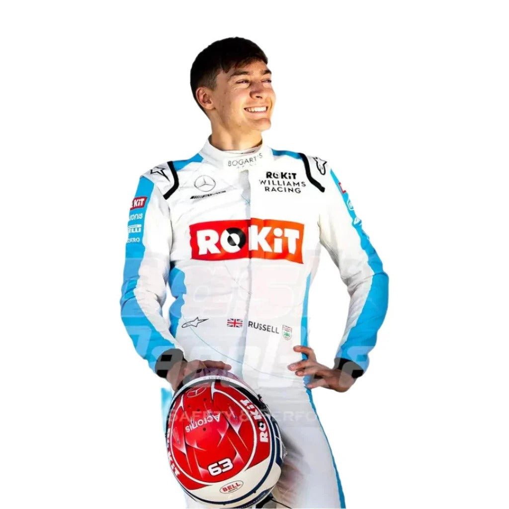 George Russell 2020 F1 Racing Suit Team Williams