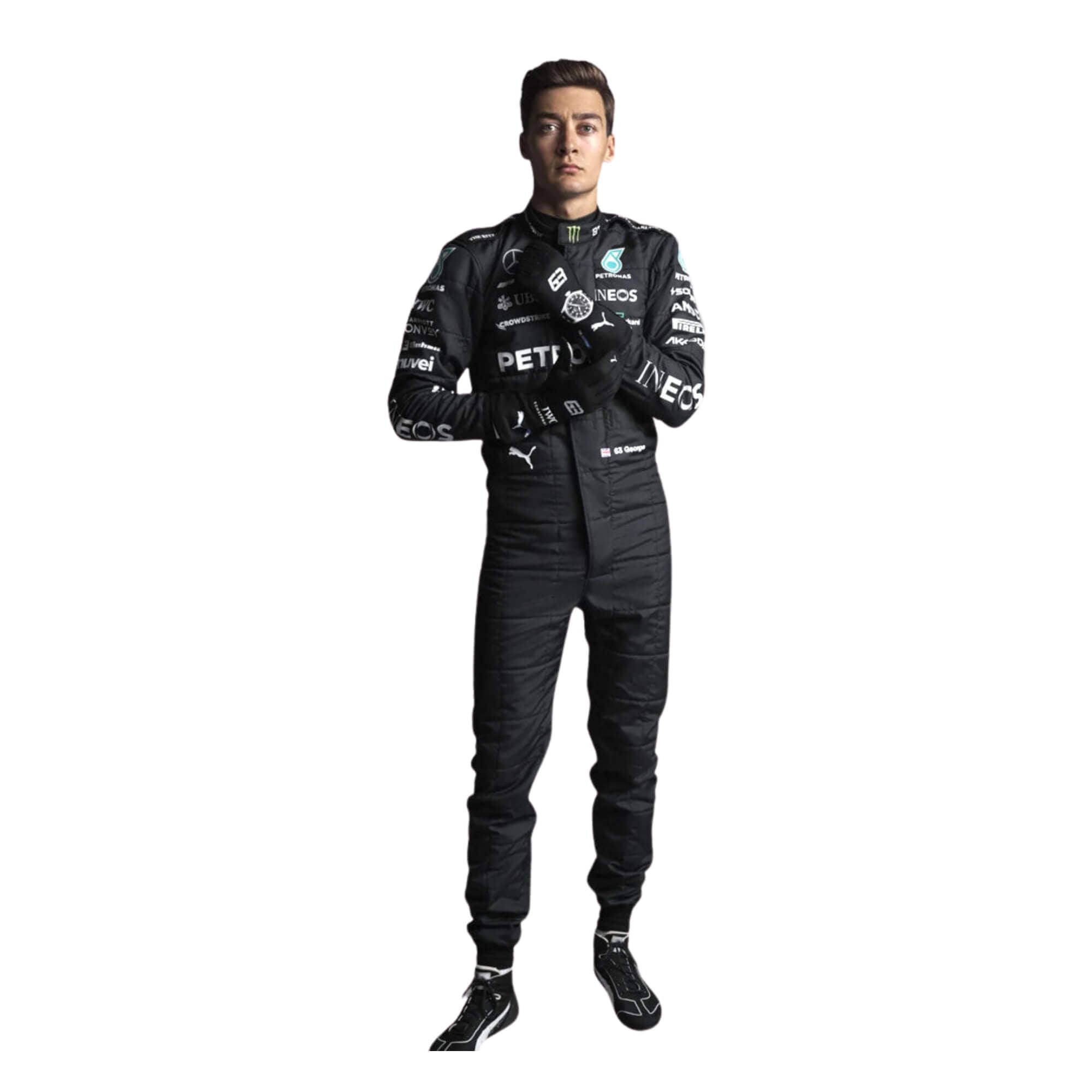 George Russell 2023 F1 Racing Suit Team Mercedes