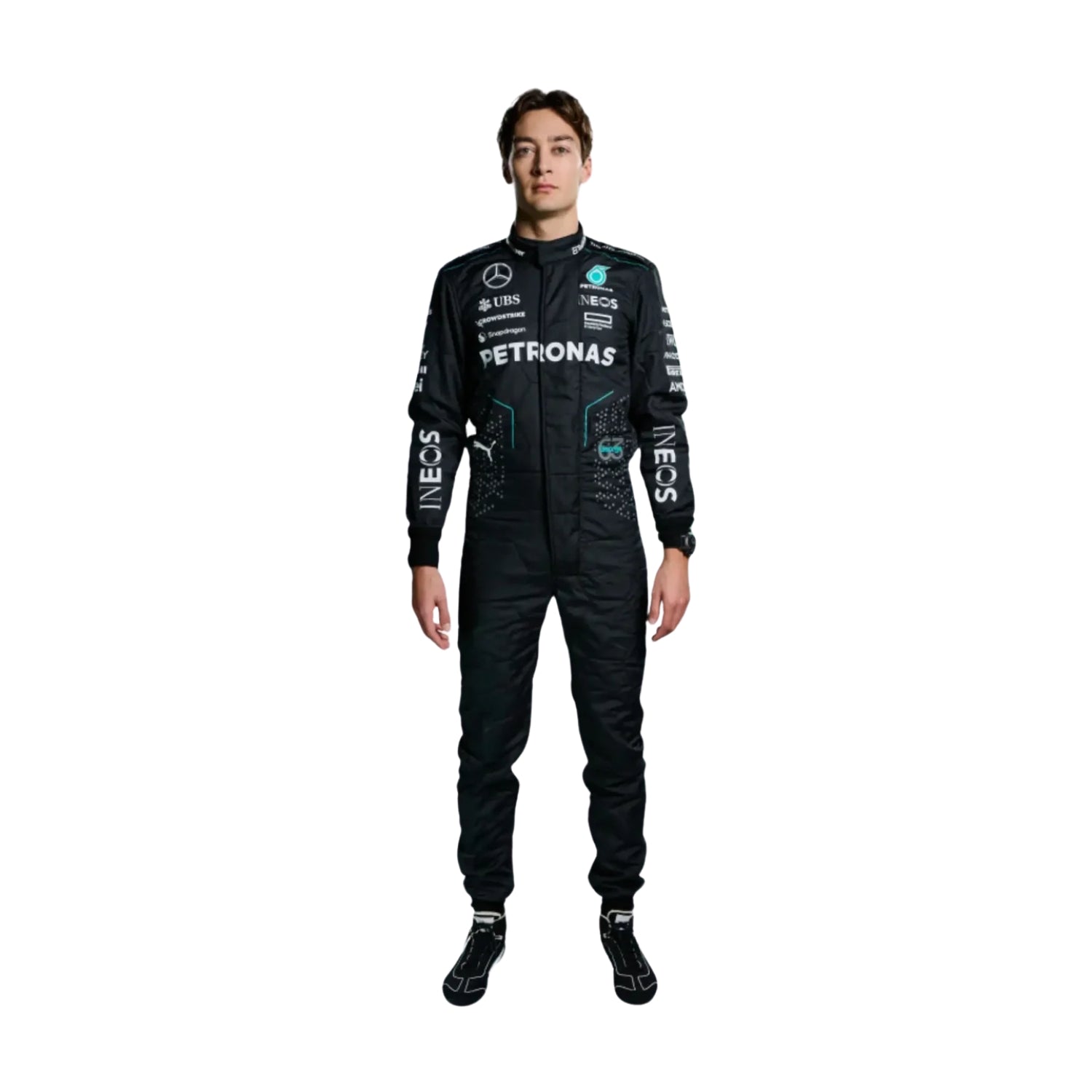 George Russell 2023 F1 Racing Suit Team Mercedes