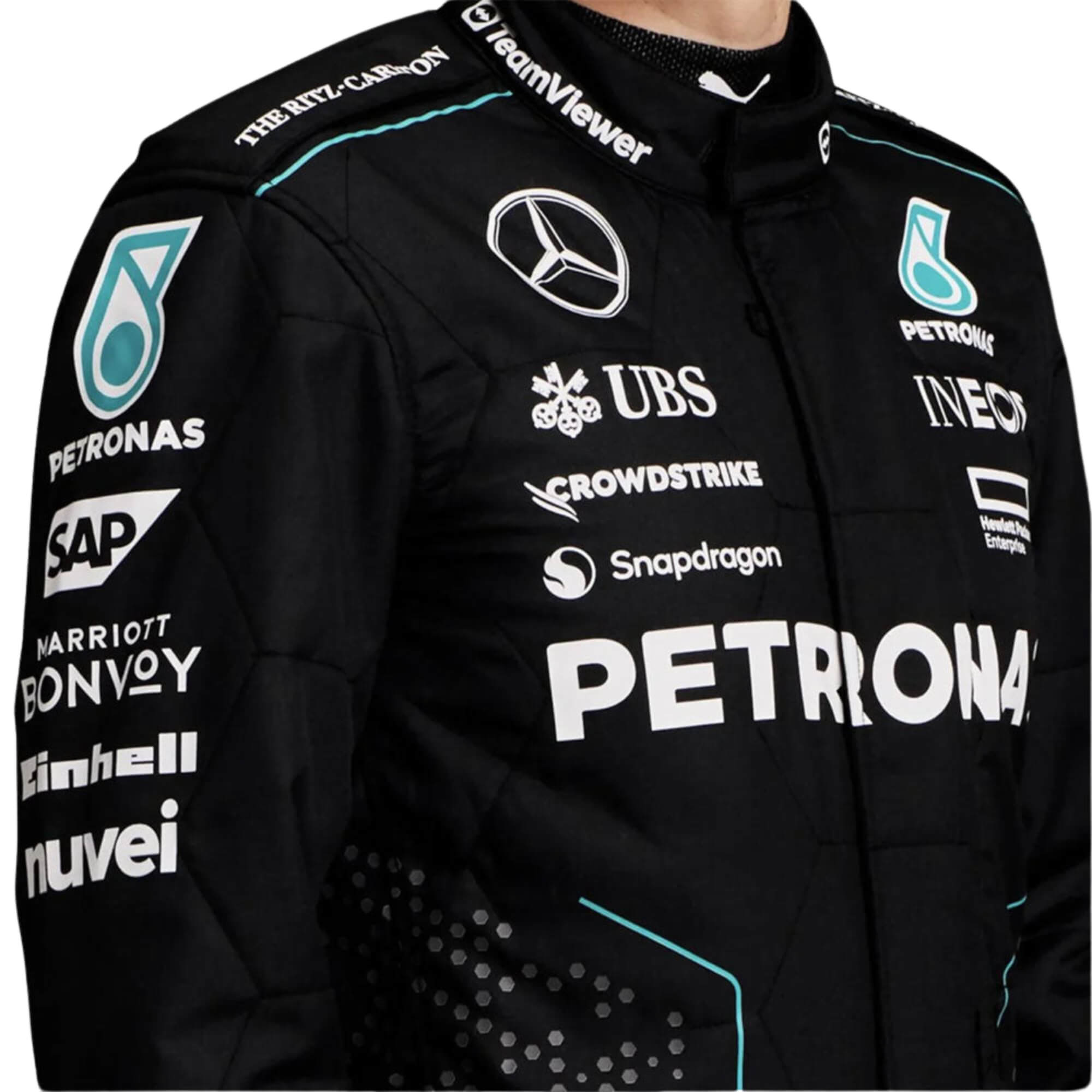 George Russell 2024 F1 Racing Suit Team Mercedes AMG