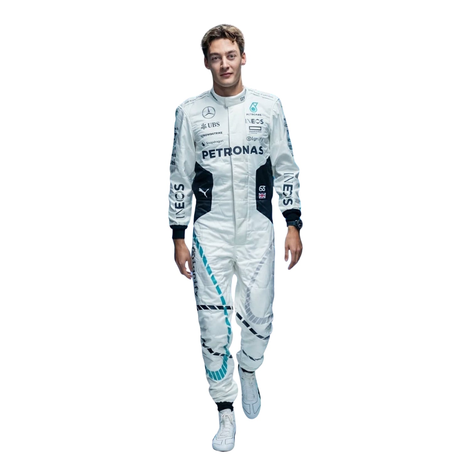 George Russell 2024 Qatar GP F1 Racing Suit