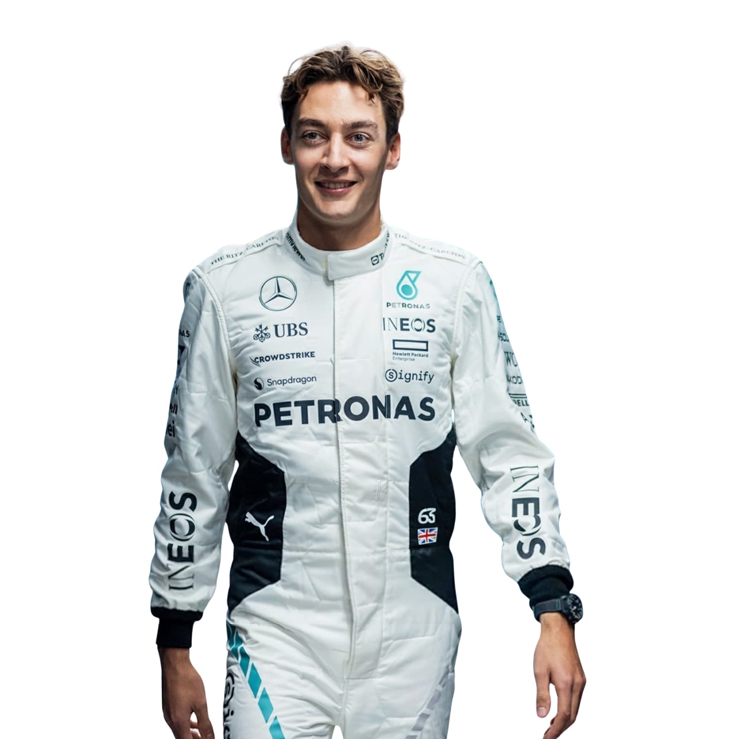 George Russell 2024 Qatar GP F1 Racing Suit
