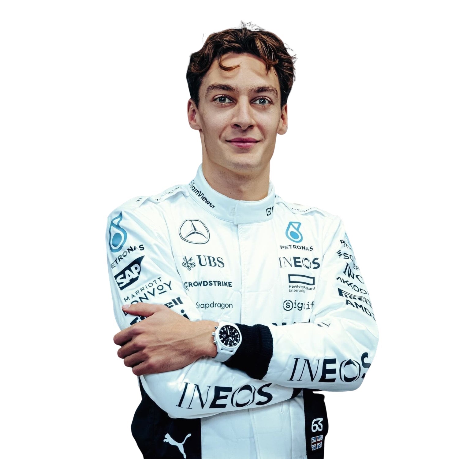 George Russell 2024 Qatar GP F1 Racing Suit
