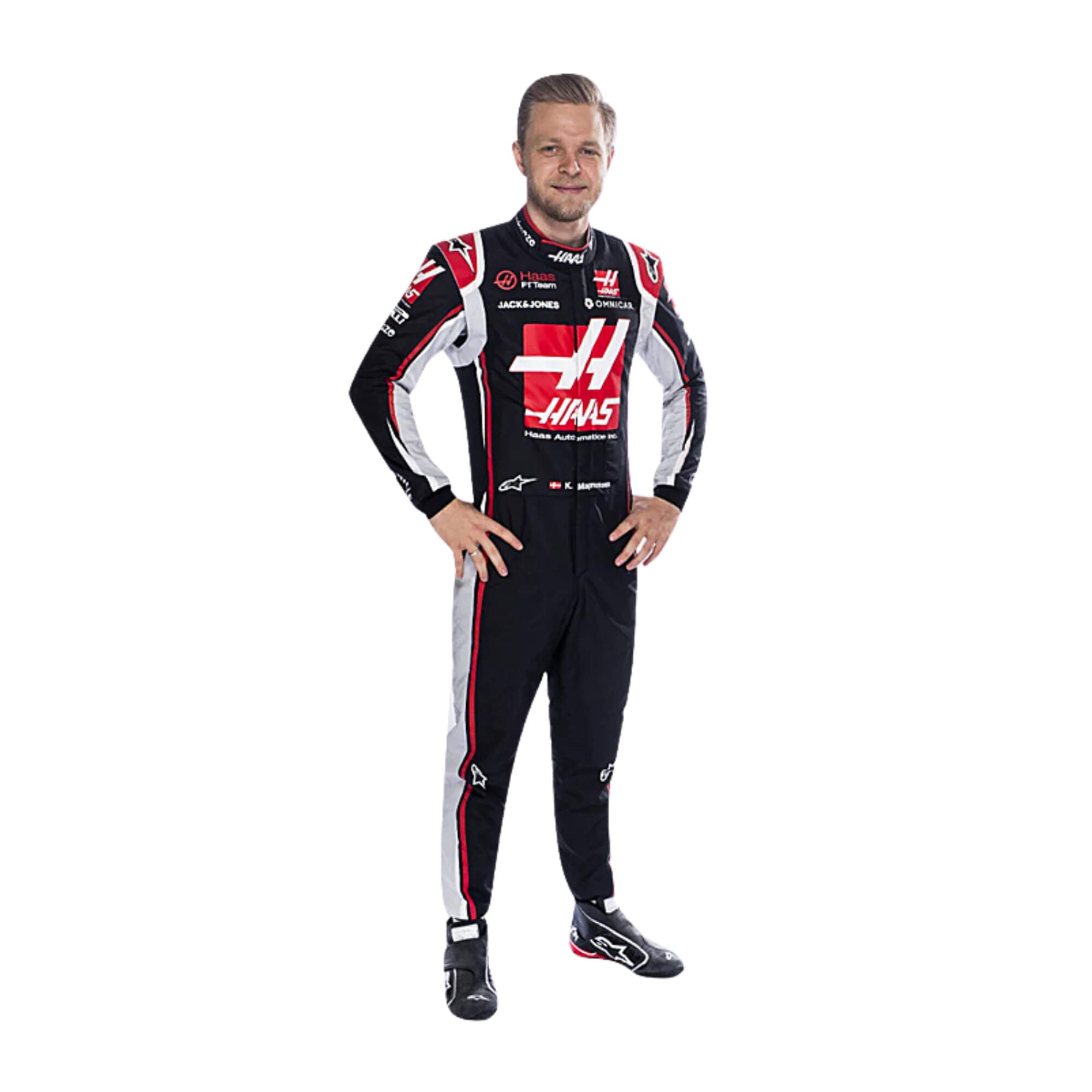 Kevin Magnussen 2018 F1 Racing Suit Team Haas