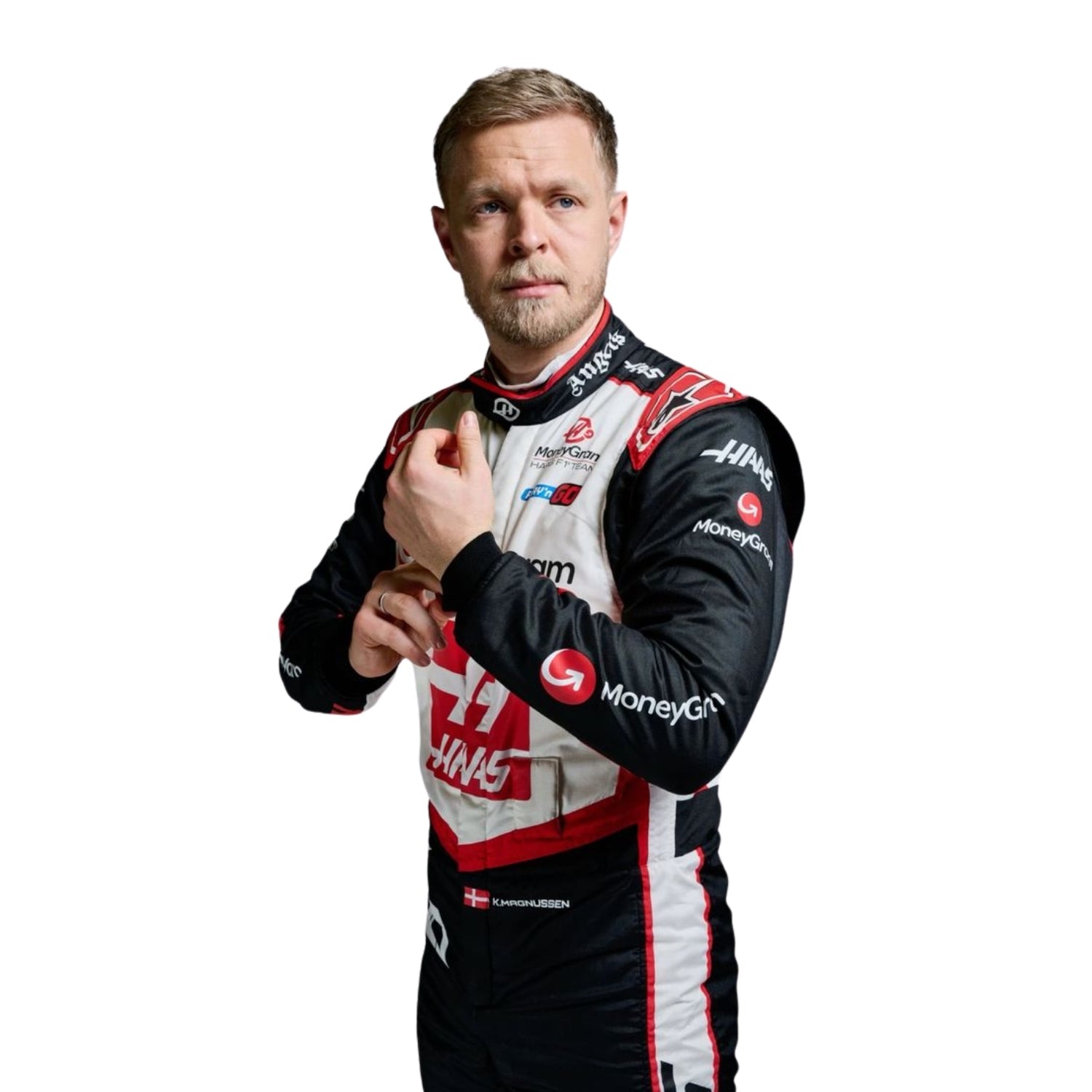 Kevin Magnussen 2024 F1 Racing Suit Team Haas
