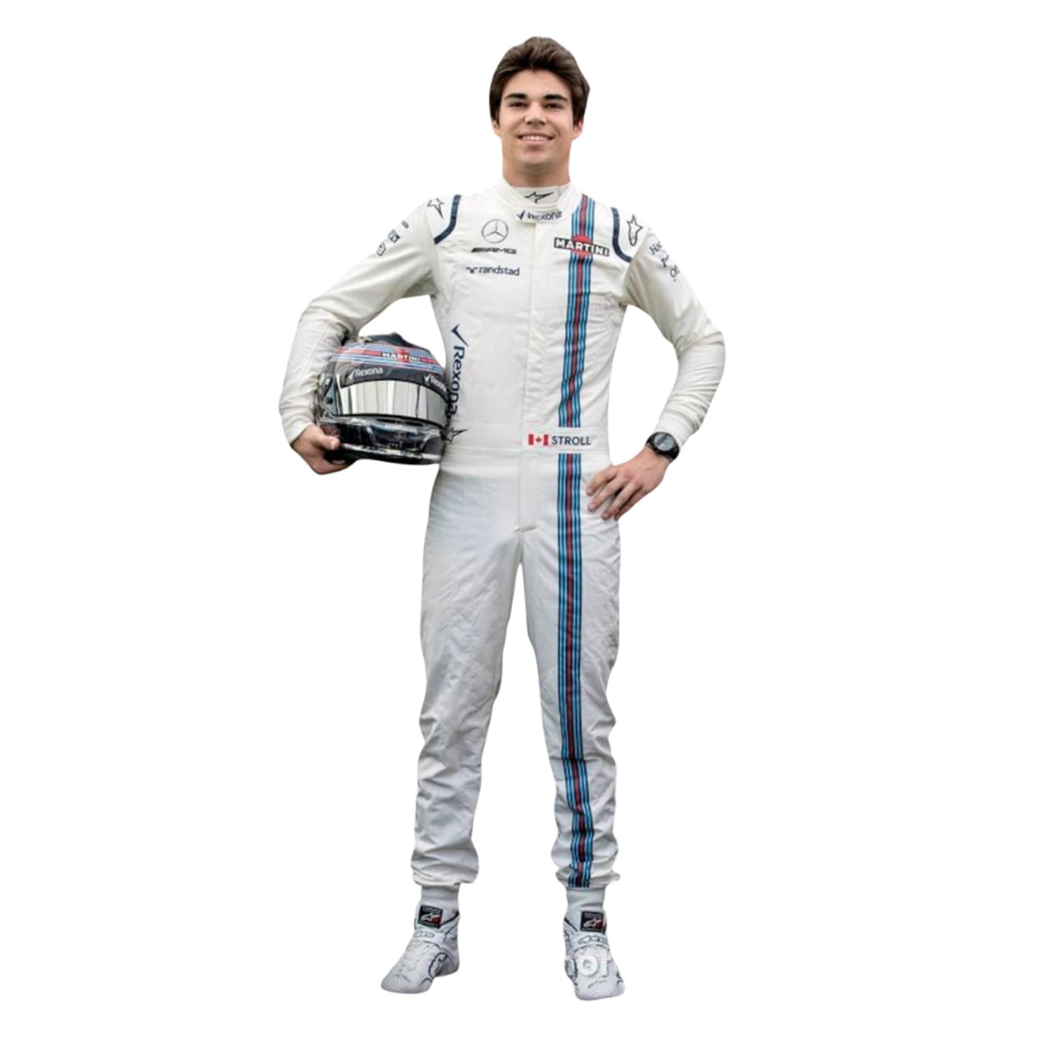 Lance Stroll 2017 GRAND PRIX F1 Racing Suit Team Williams Martini