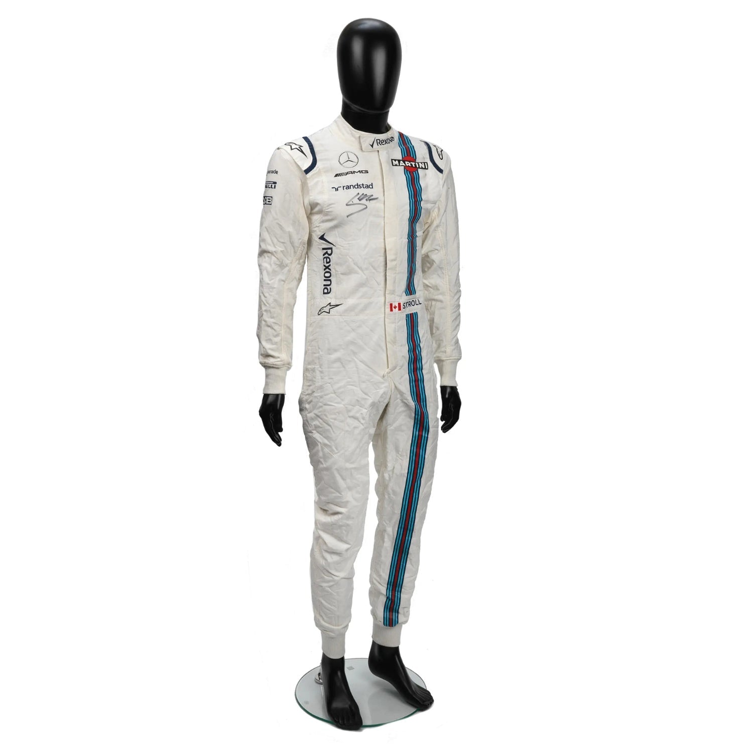 Lance Stroll 2017 GRAND PRIX F1 Racing Suit Team Williams Martini