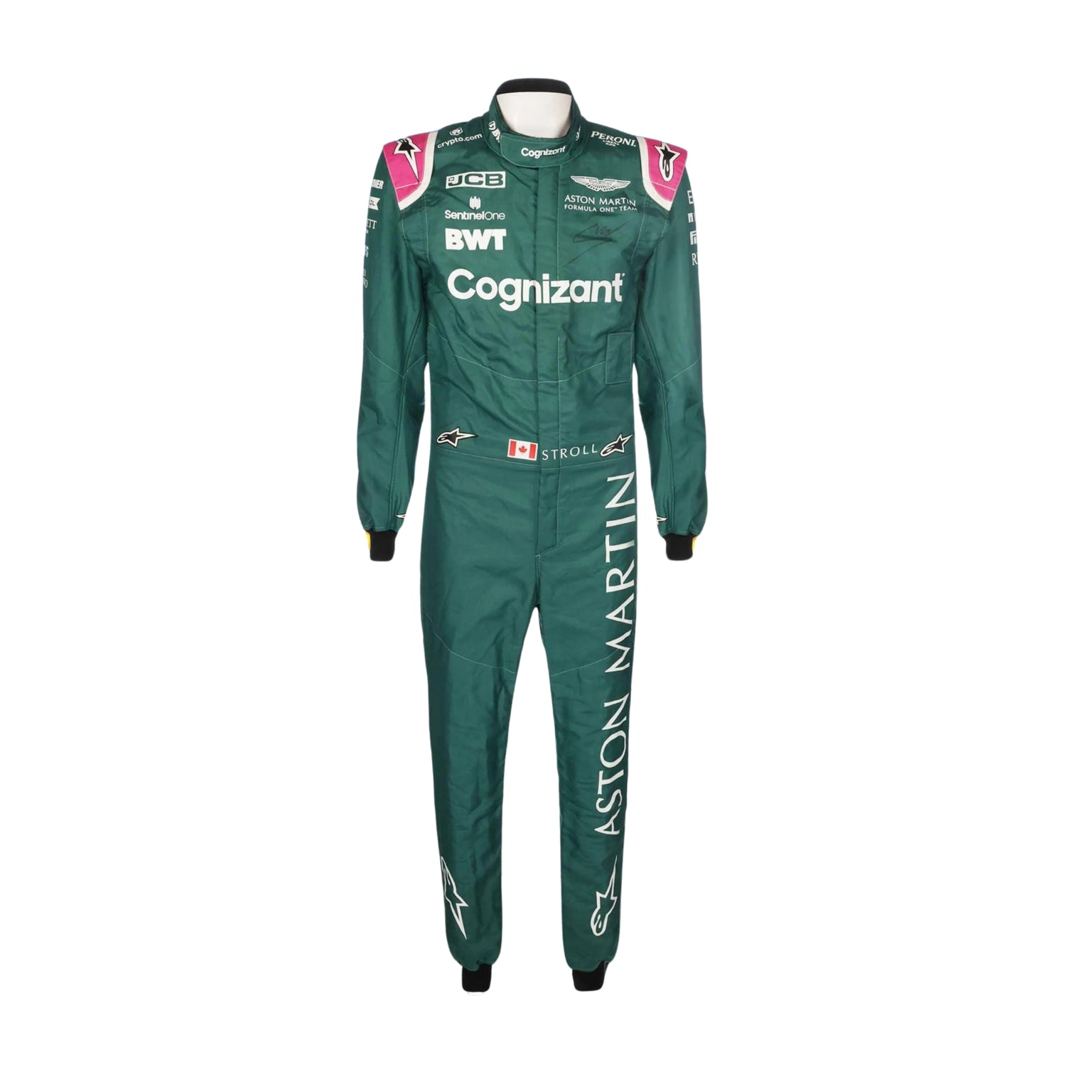 Lance Stroll 2021 F1 Racing Suit Team Aston Martin