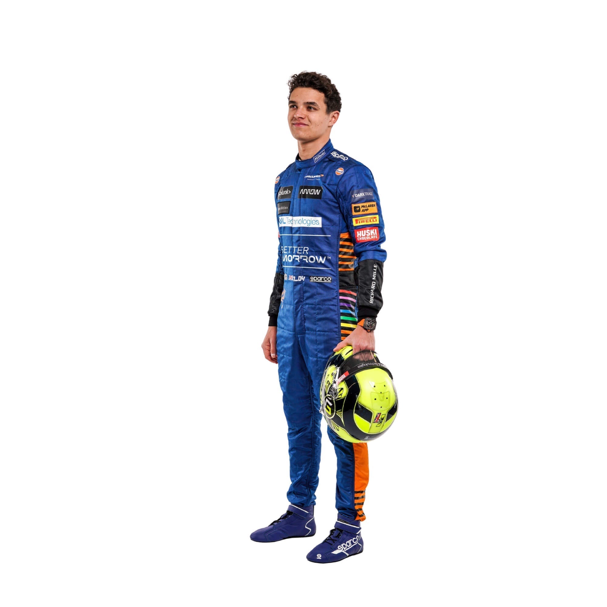 Lando Norris 2021 F1 Racing Suit Team McLaren