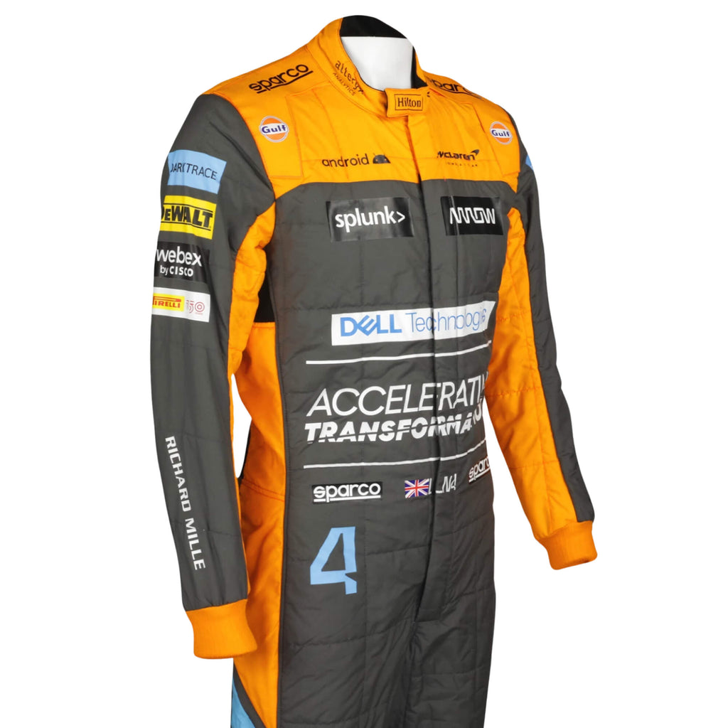 Lando Norris 2022 F1 Racing Suit Team McLaren