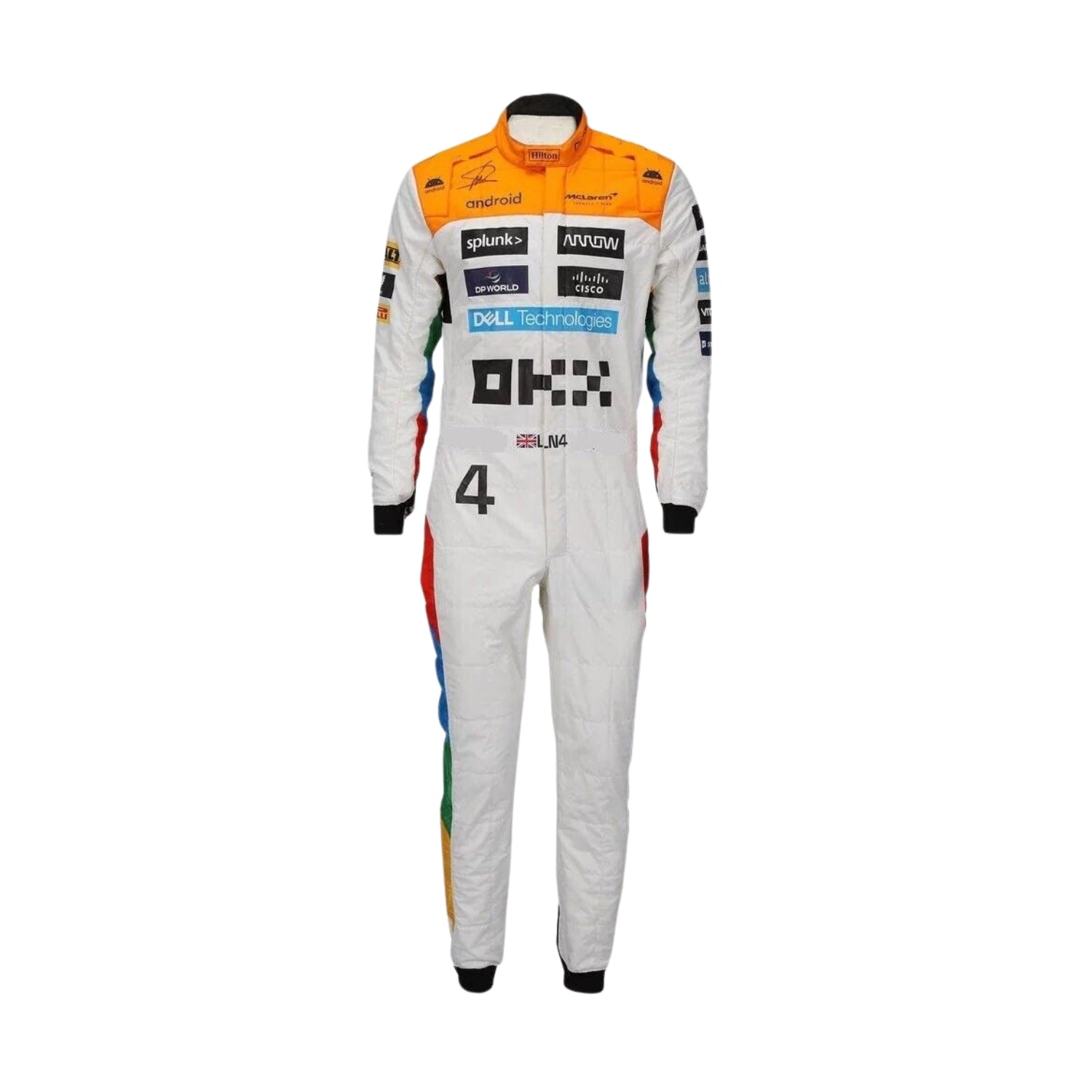 Lando Norris 2023 Silverstone F1 Racing Suit Team McLaren