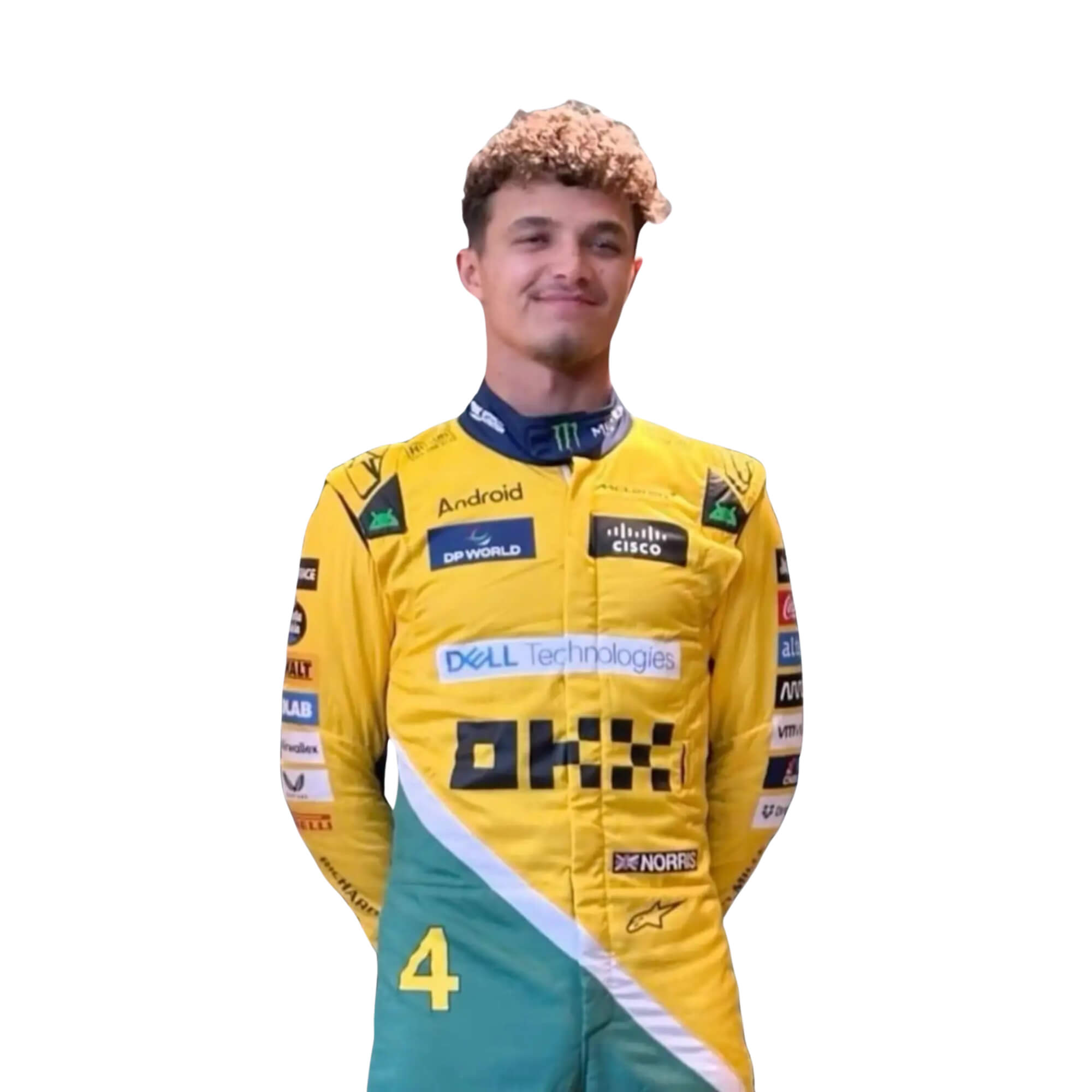 Lando Norris 2024 Monaco GP F1 Racing Suit Team McLaren