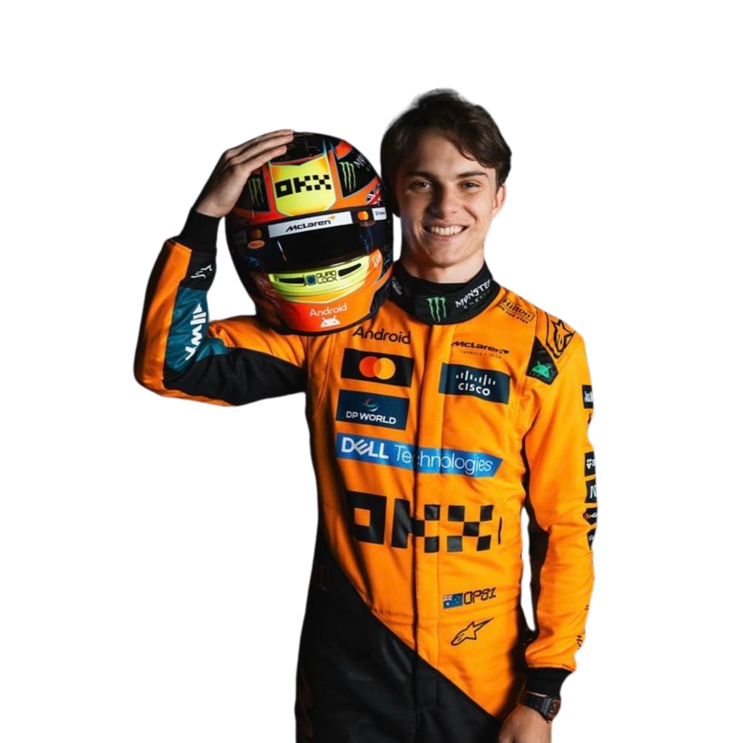 Oscar Piastri 2025 F1 Racing Suit Team McLaren