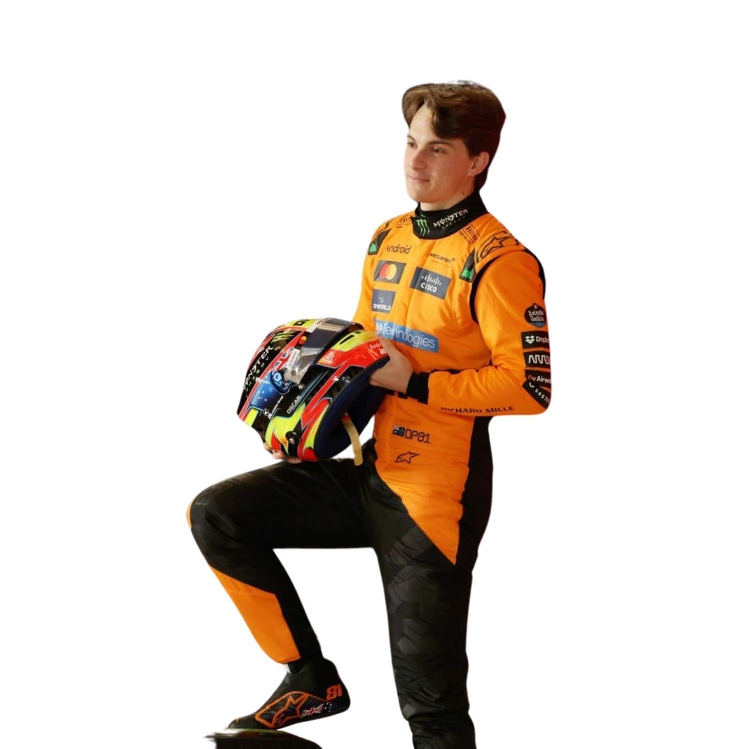 Oscar Piastri 2025 F1 Racing Suit Team McLaren