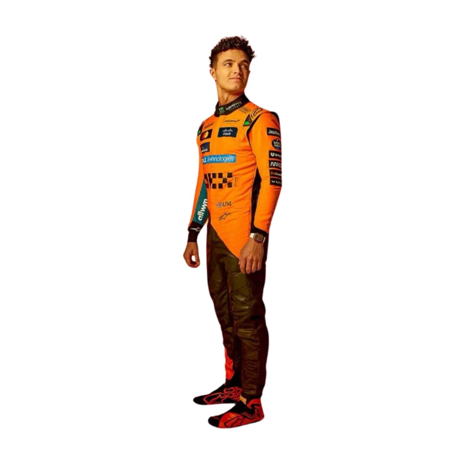 Lando Norris 2025 F1 Racing Suit Team McLaren