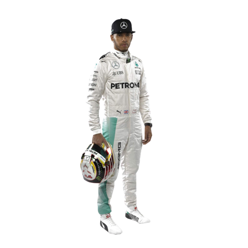 Lewis Hamilton 2017 F1 Racing Suit Team Mercedes