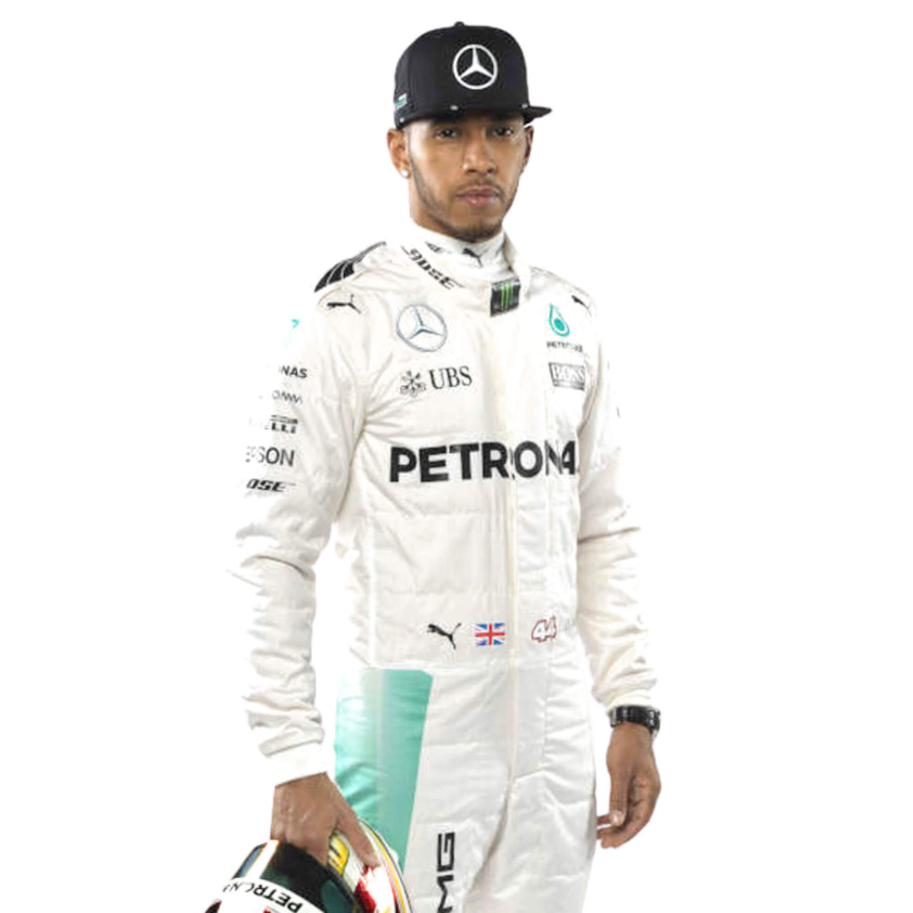 Lewis Hamilton 2017 F1 Racing Suit Team Mercedes