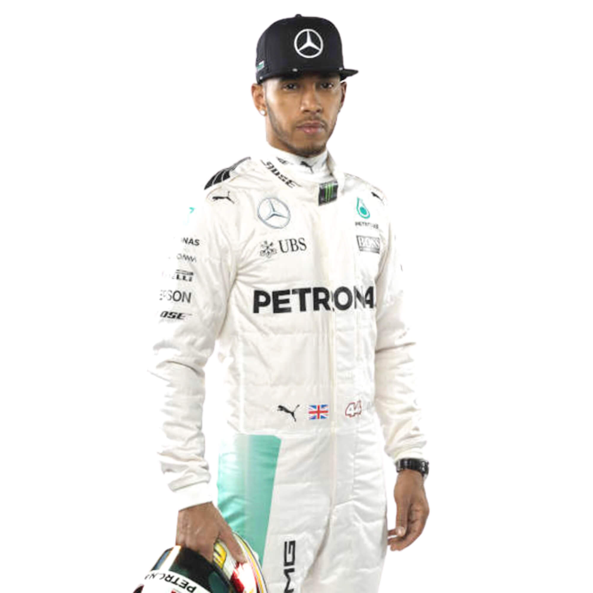Lewis Hamilton 2017 F1 Racing Suit Team Mercedes