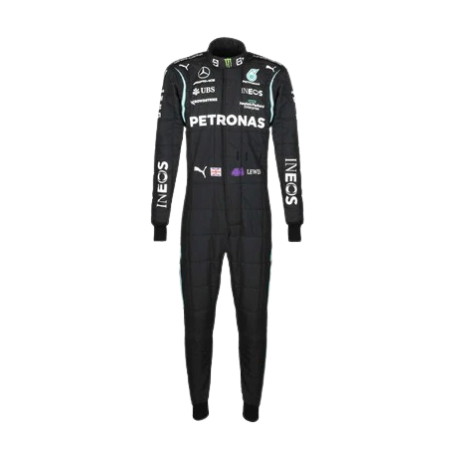 Lewis Hamilton 2021 F1 Racing Suit Team Mercedes