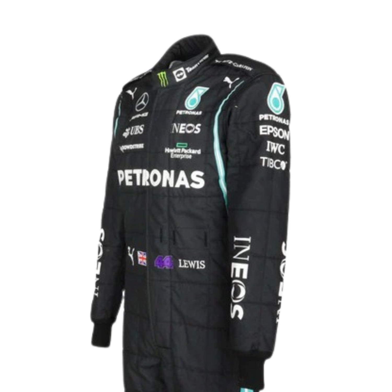 Lewis Hamilton 2021 F1 Racing Suit Team Mercedes
