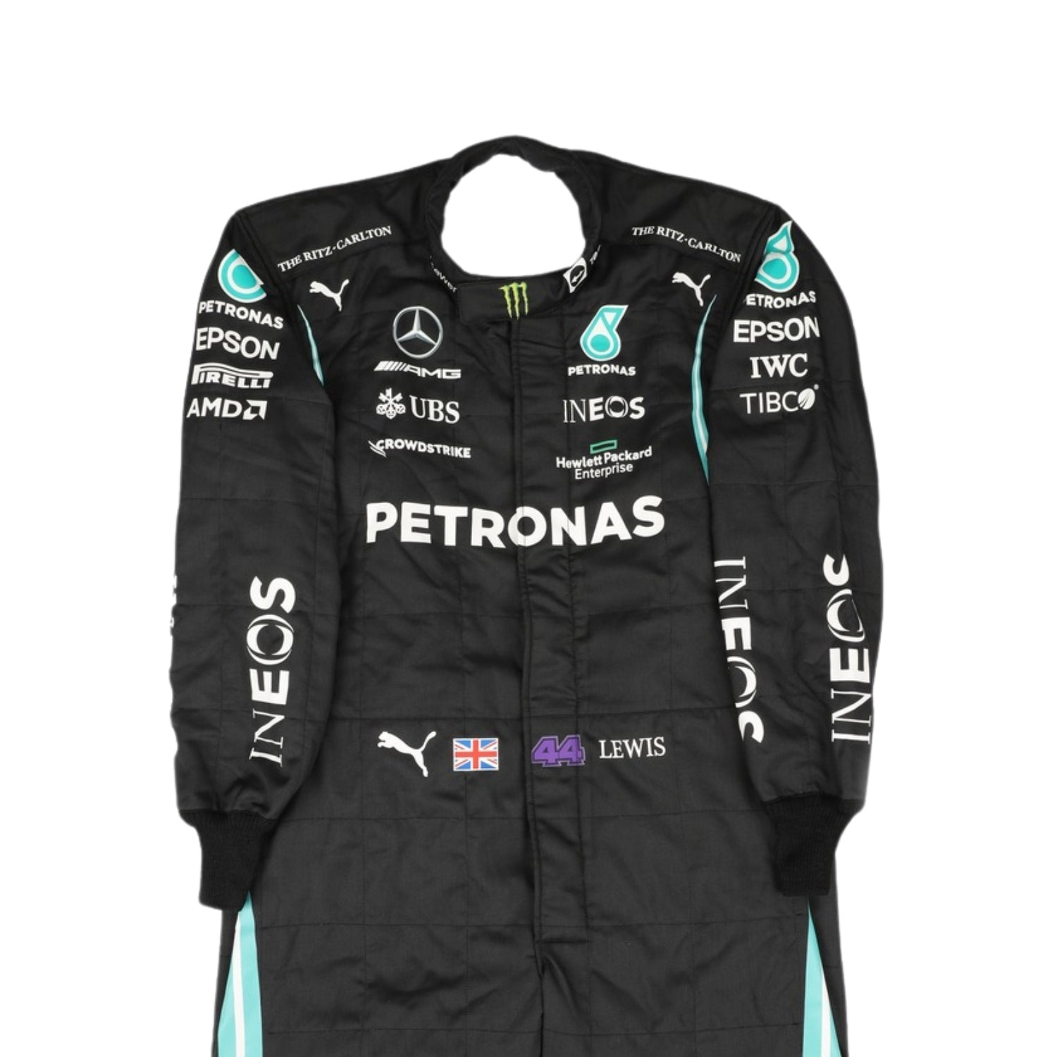 Lewis Hamilton 2021 F1 Racing Suit Team Mercedes