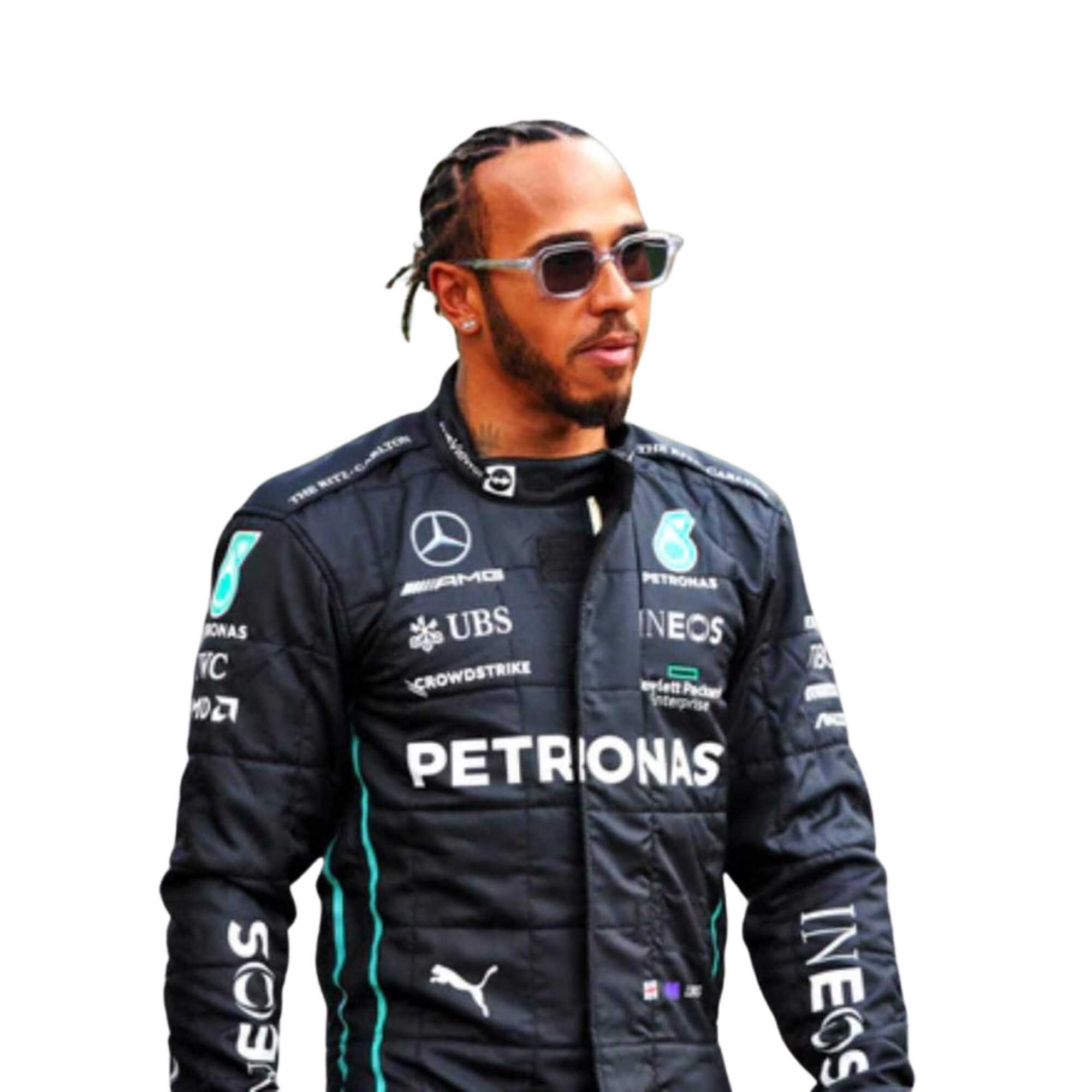 Lewis Hamilton 2022 F1 Racing Suit Team Mercedes