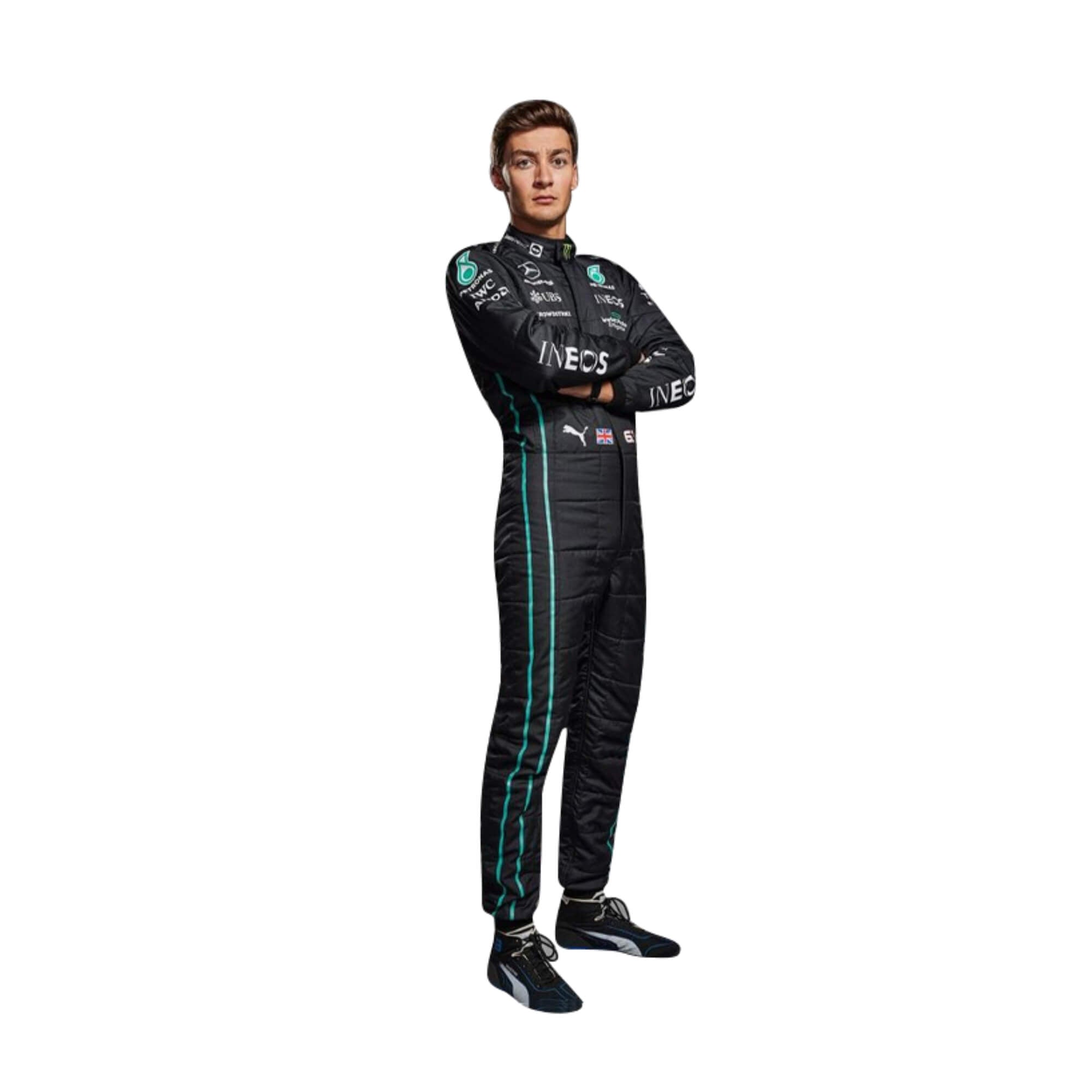 George Russell 2022 F1 Racing Suit Team Mercedes