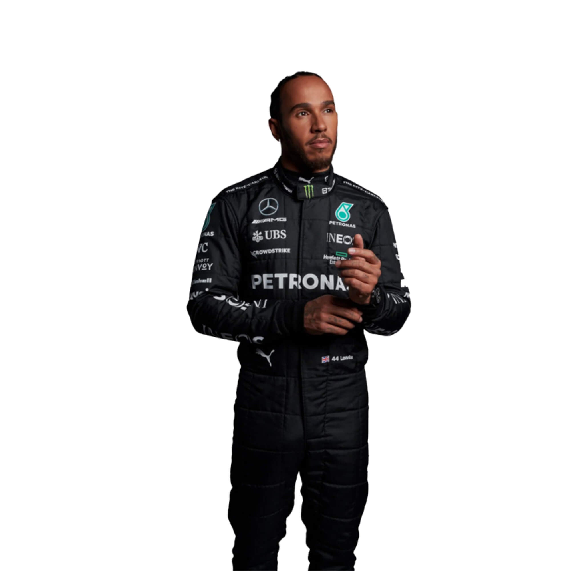 Lewis Hamilton 2023 F1 Racing Suit Team Mercedes