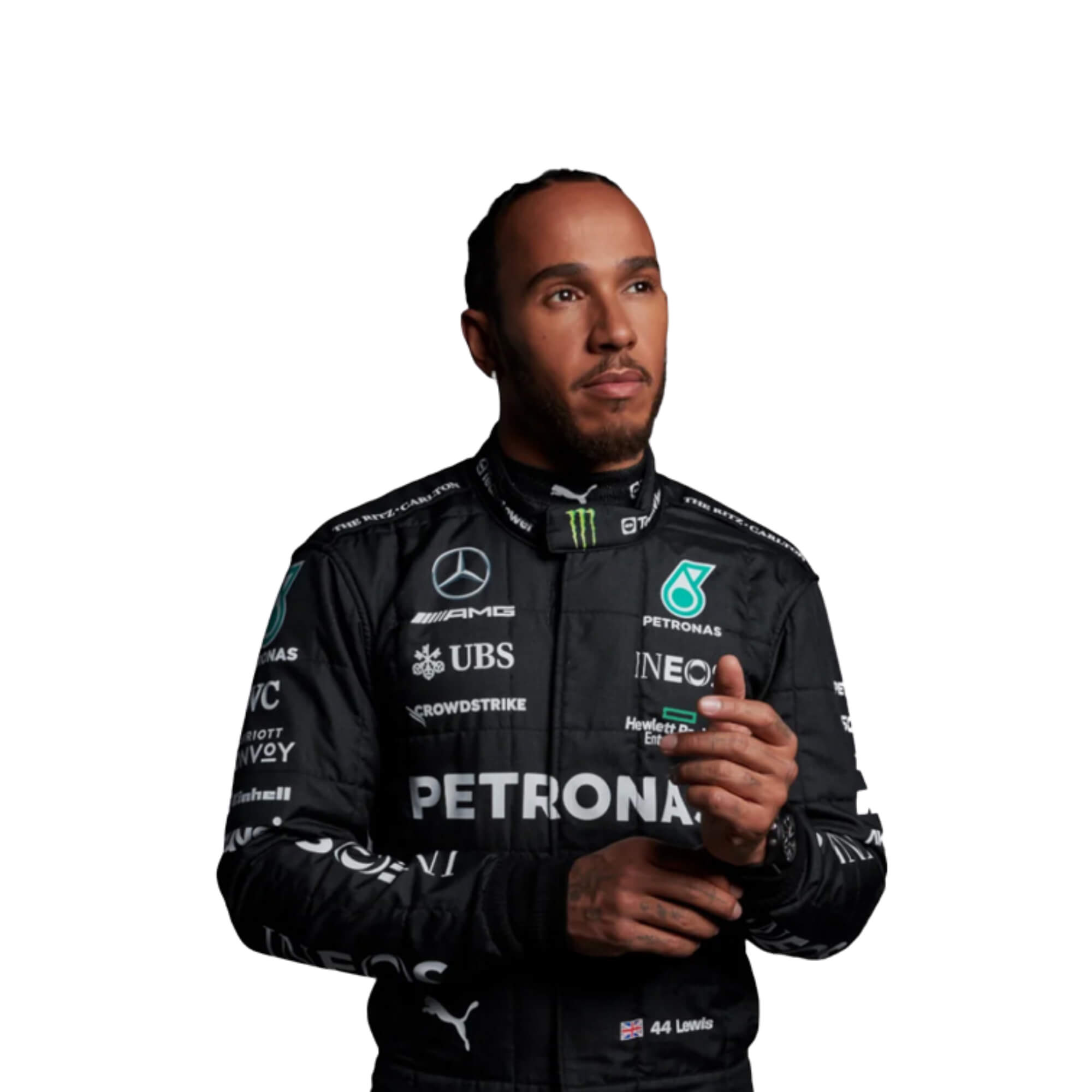 Lewis Hamilton 2023 F1 Racing Suit Team Mercedes