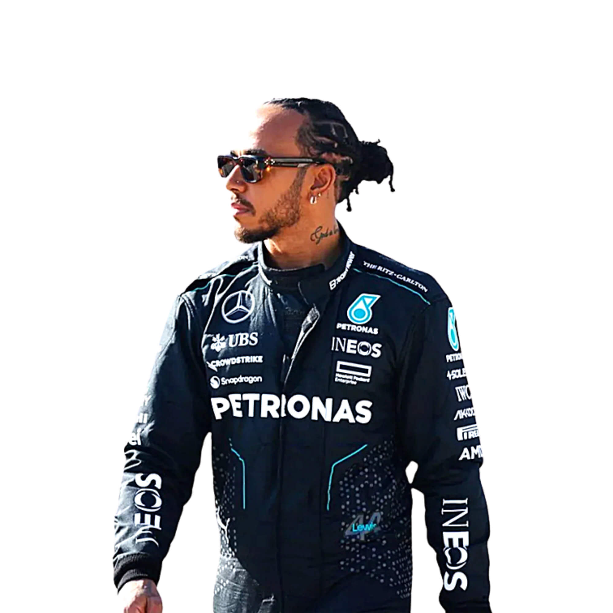 Lewis Hamilton 2024 F1 Racing Suit Team Mercedes AMG
