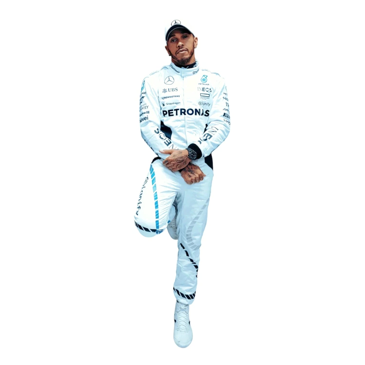 F1 Racing Costume Worn by Lewis Hamilton & George Russell– 2024 Qatar GP