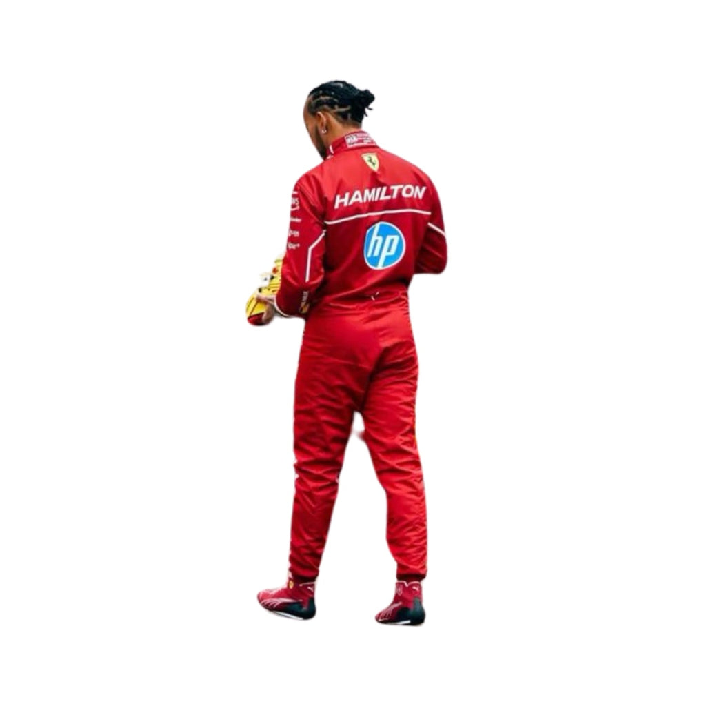Lewis Hamilton 2025 F1 Racing Suit Team Ferrari