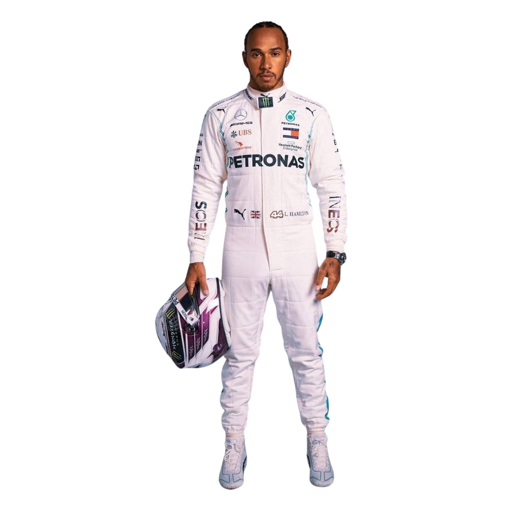 Lewis Hamilton 2019 F1 Racing Suit Team Mercedes