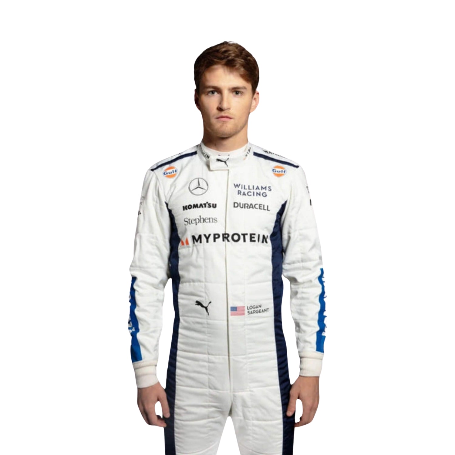 Logan Sargeant 2024 F1 Racing Suit Team Williams
