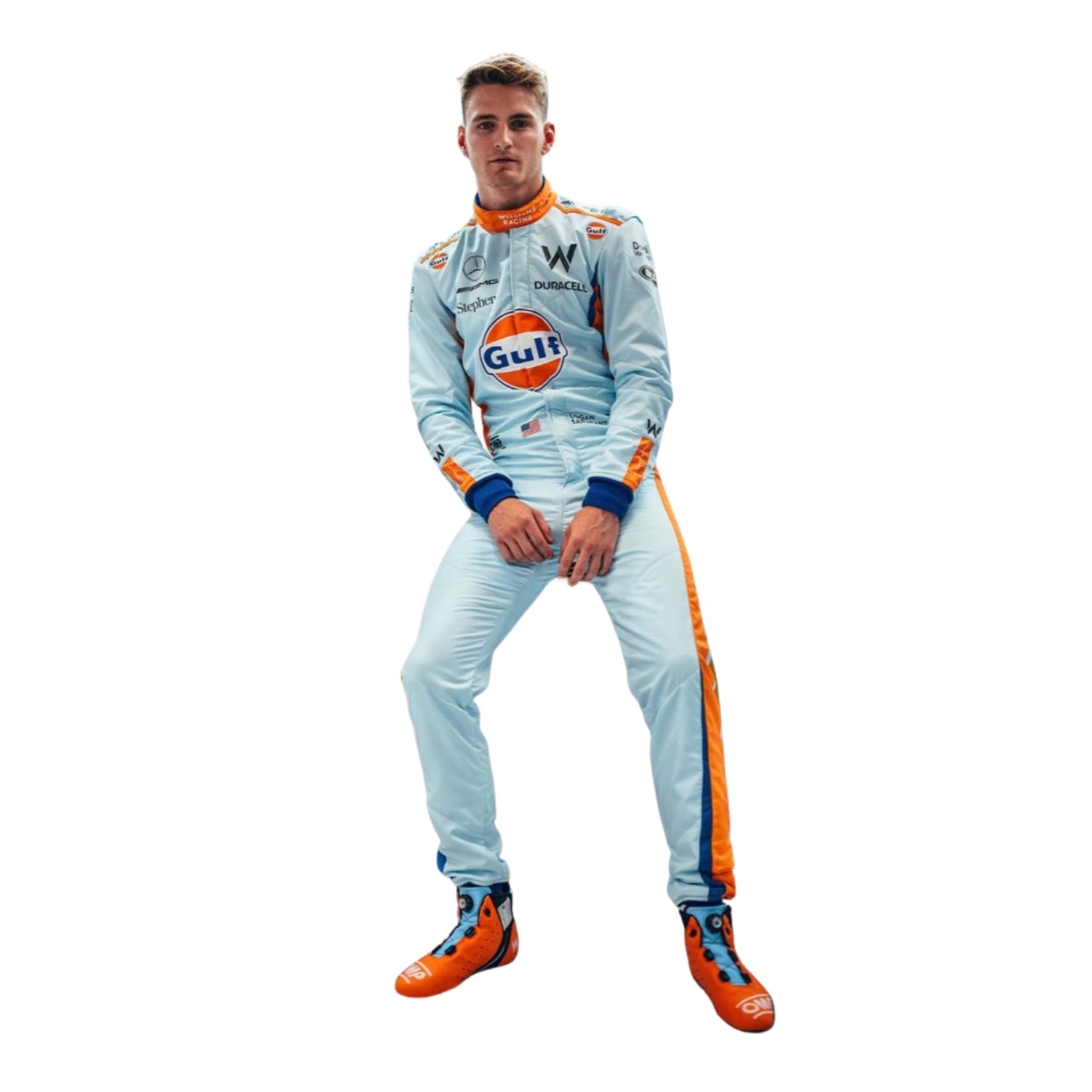 Logan Sargeant 2023 Gulf Singapore GP F1 Racing Suit Team Williams