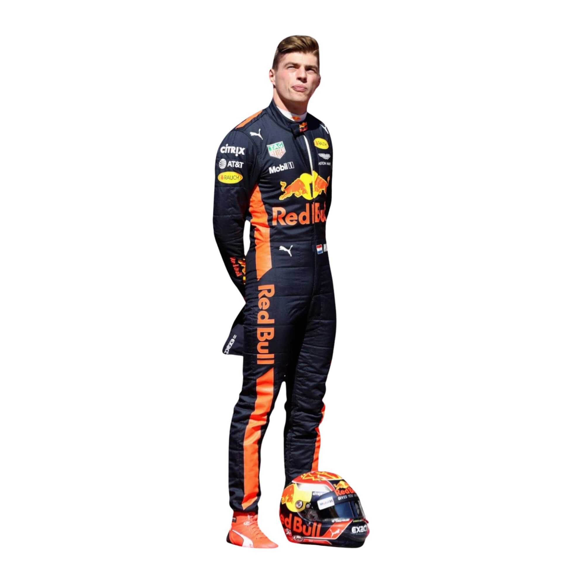 Max Verstappen 2017 F1 Racing Suit Team Redbull Racing Tag Heuer