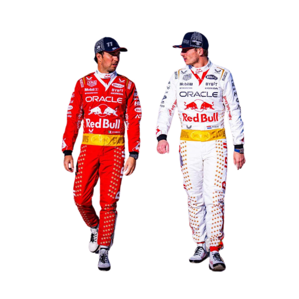 Sergio Perez 2023 Las Vegas Grand Prix F1 Racing Suit Team Red Bull