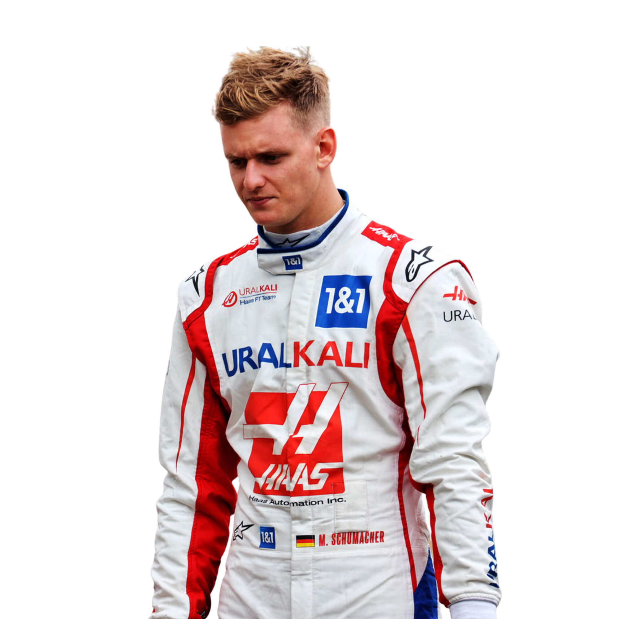 Mick Schumacher 2021 F1 Racing Suit Team Haas