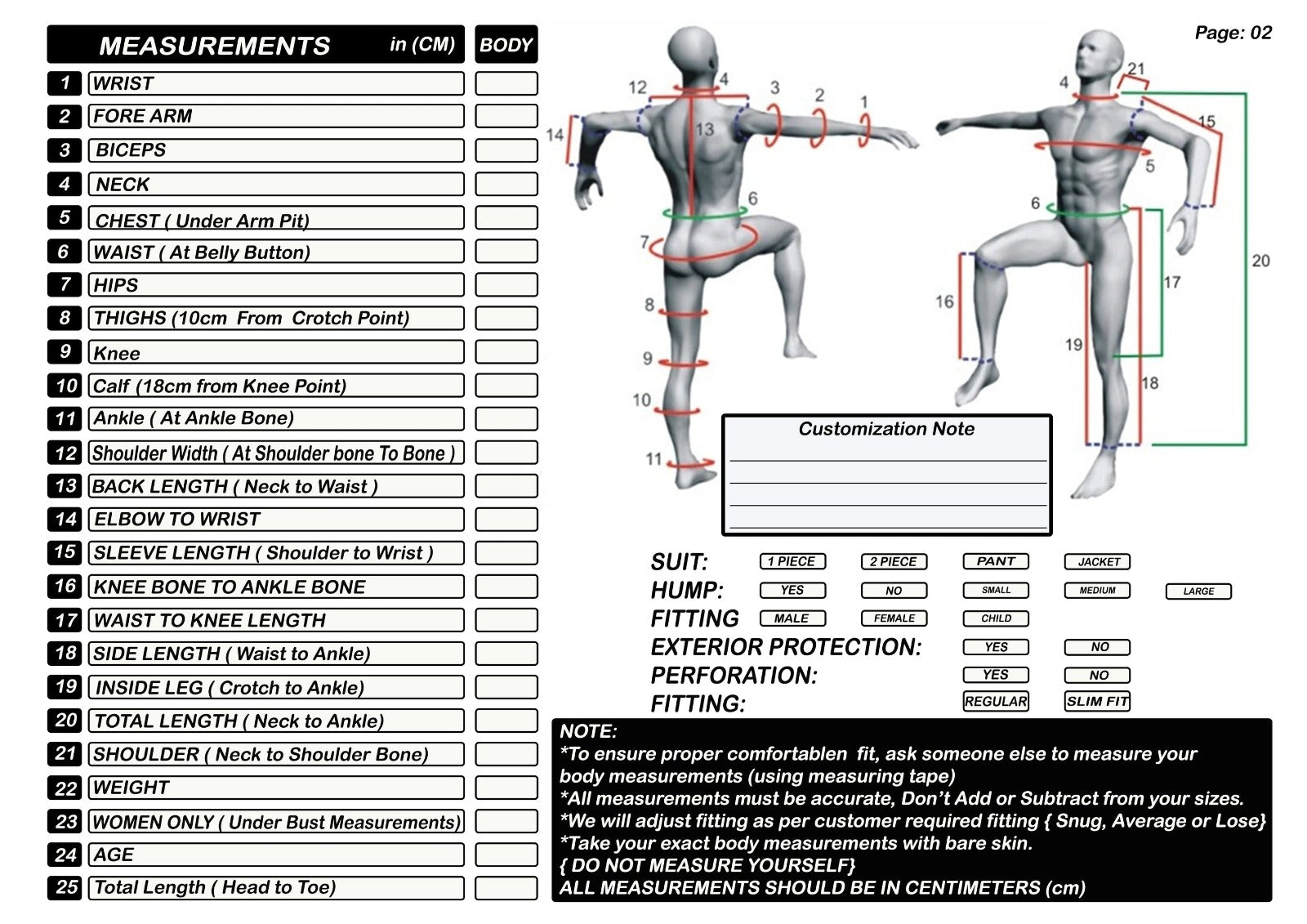 Motorbike Leather Racing Suit