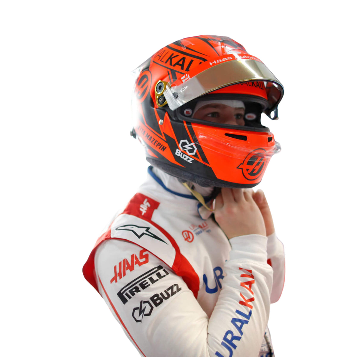 Nikita Mazepin 2021 British GP F1 Racing Suit Team Hass