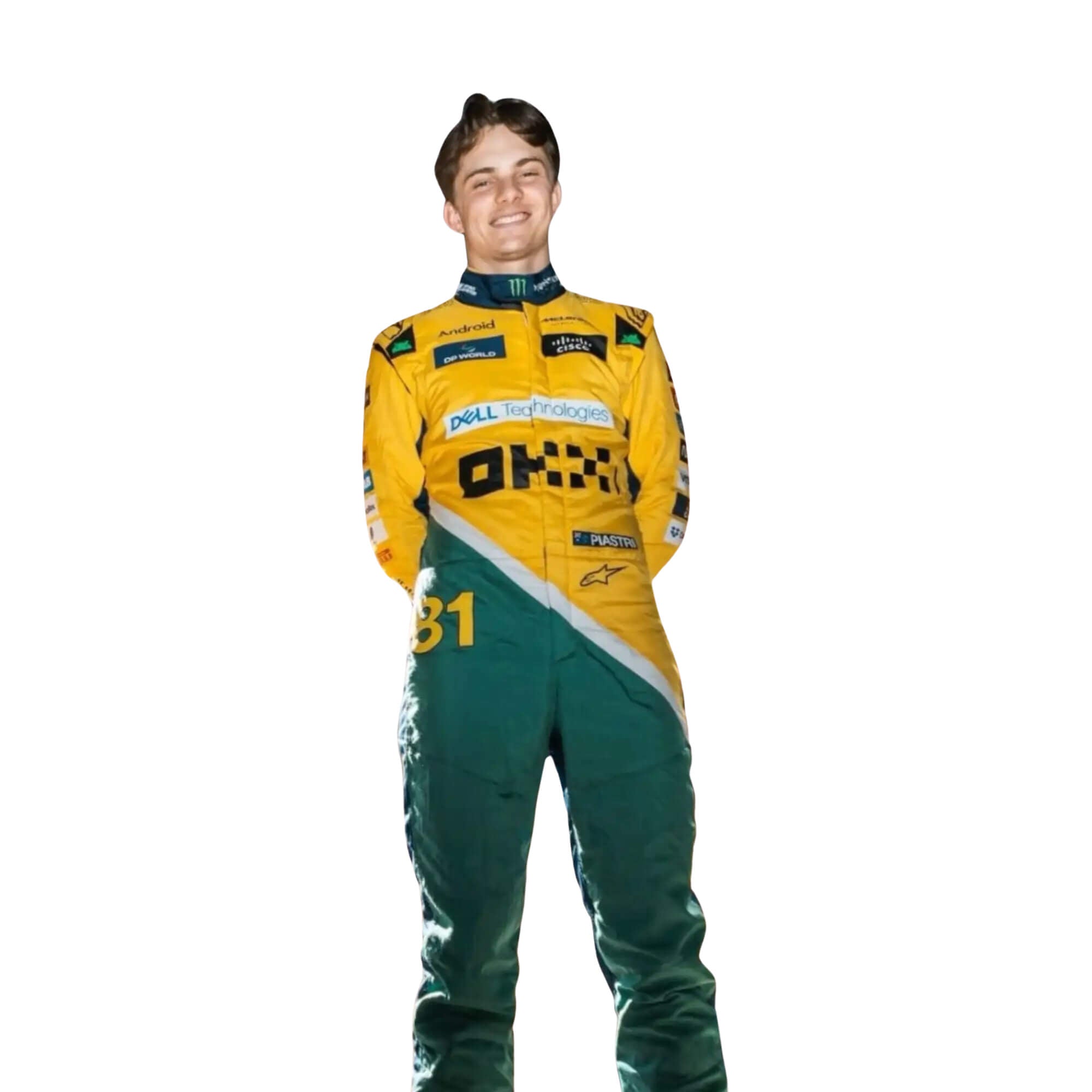Oscar Piastri 2024 Monaco GP F1 Racing Suit Team McLaren