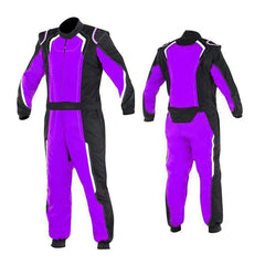 Purple Custom Go Kart Racing Suit