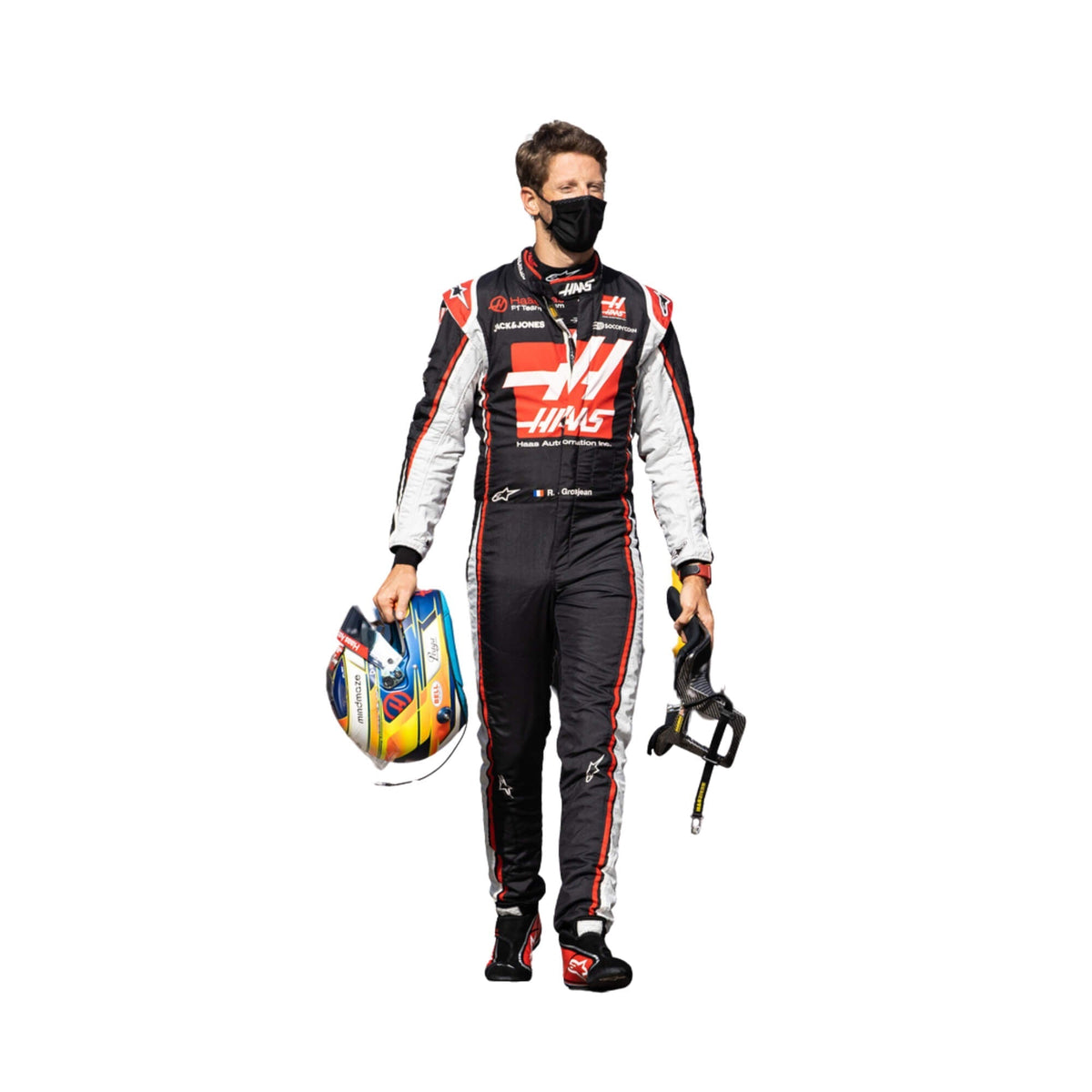 Romain Grosjean 2020 Austrian GP F1 Racing Suit Team Hass