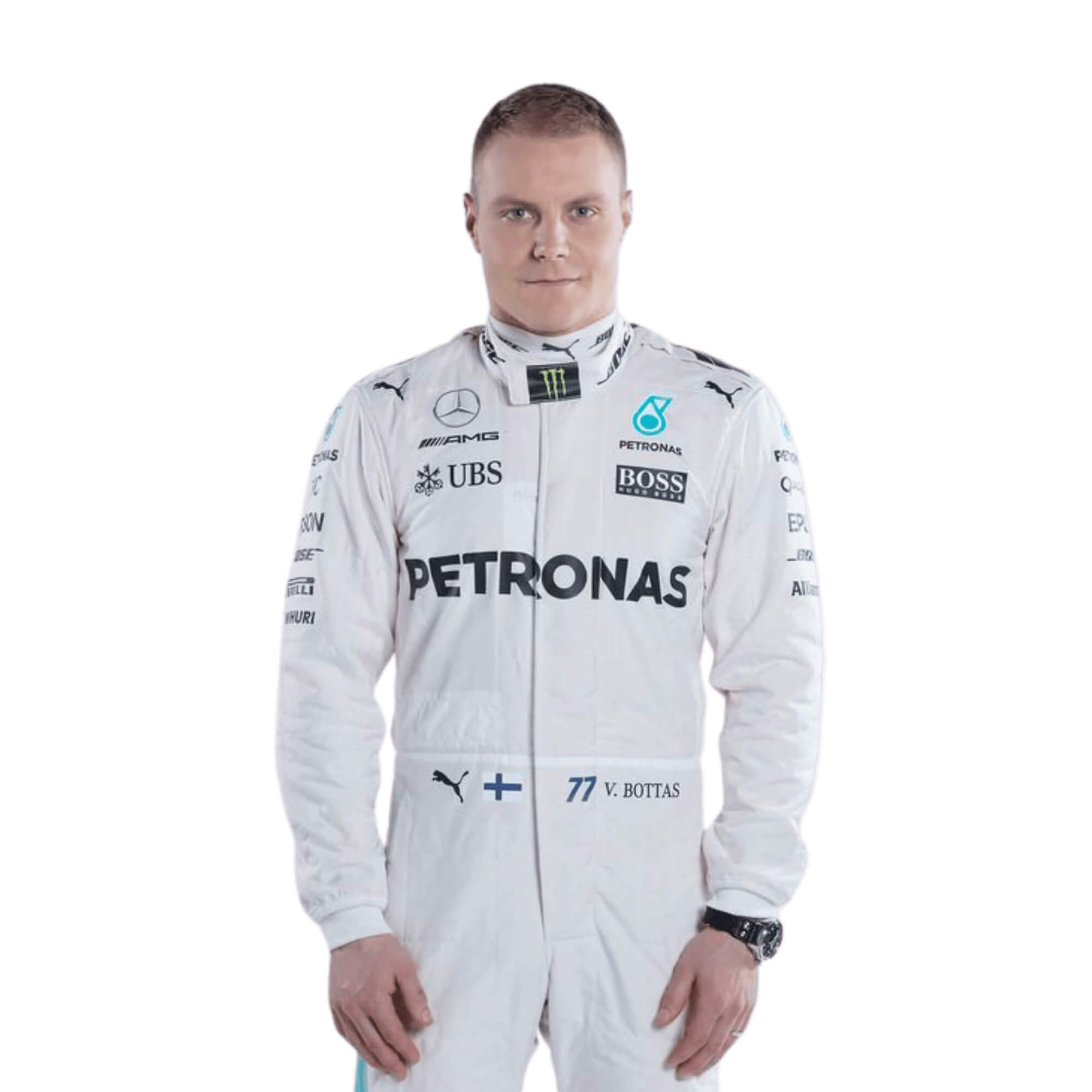 Valtteri Bottas 2017 F1 Racing Suit Team Mercedes