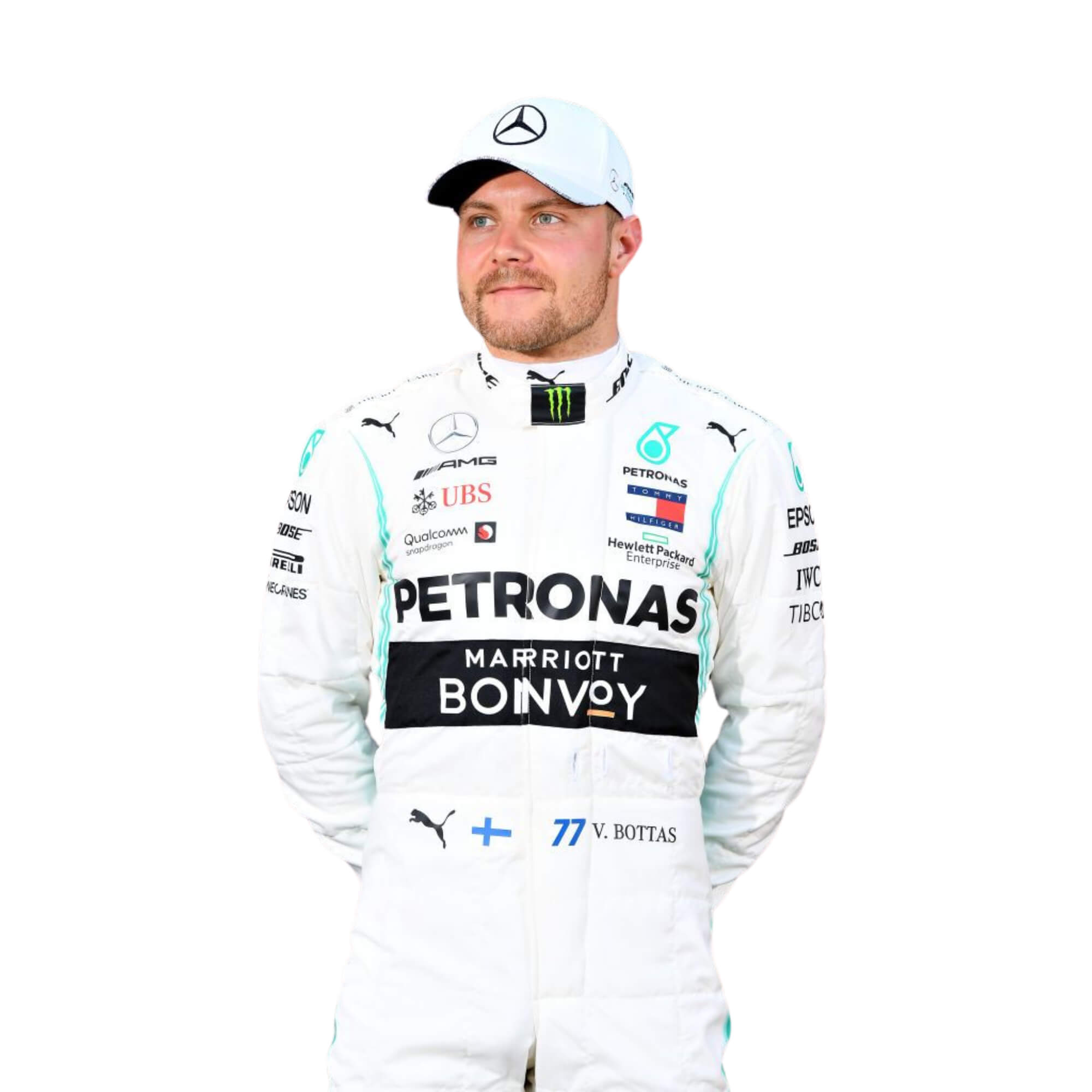 Valtteri Bottas 2020 F1 Racing Suit Team Mercedes